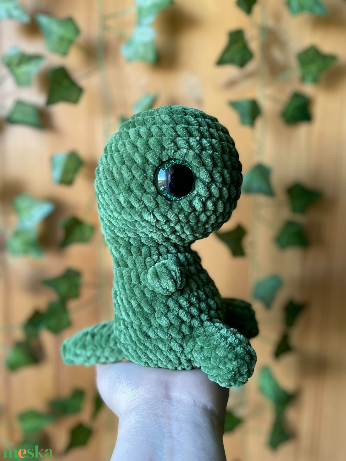 Horgolt plüss dinó - játék & sport - plüssállat & játékfigura - plüss dínók - Meska.hu