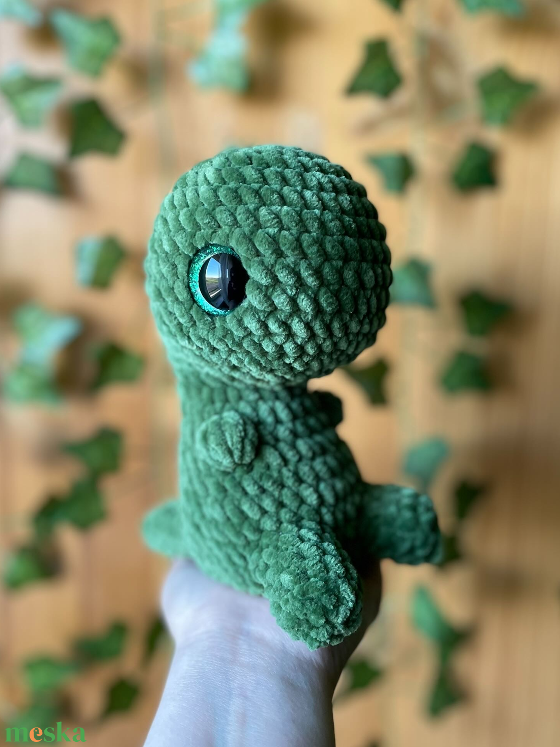 Horgolt plüss dinó - játék & sport - plüssállat & játékfigura - plüss dínók - Meska.hu