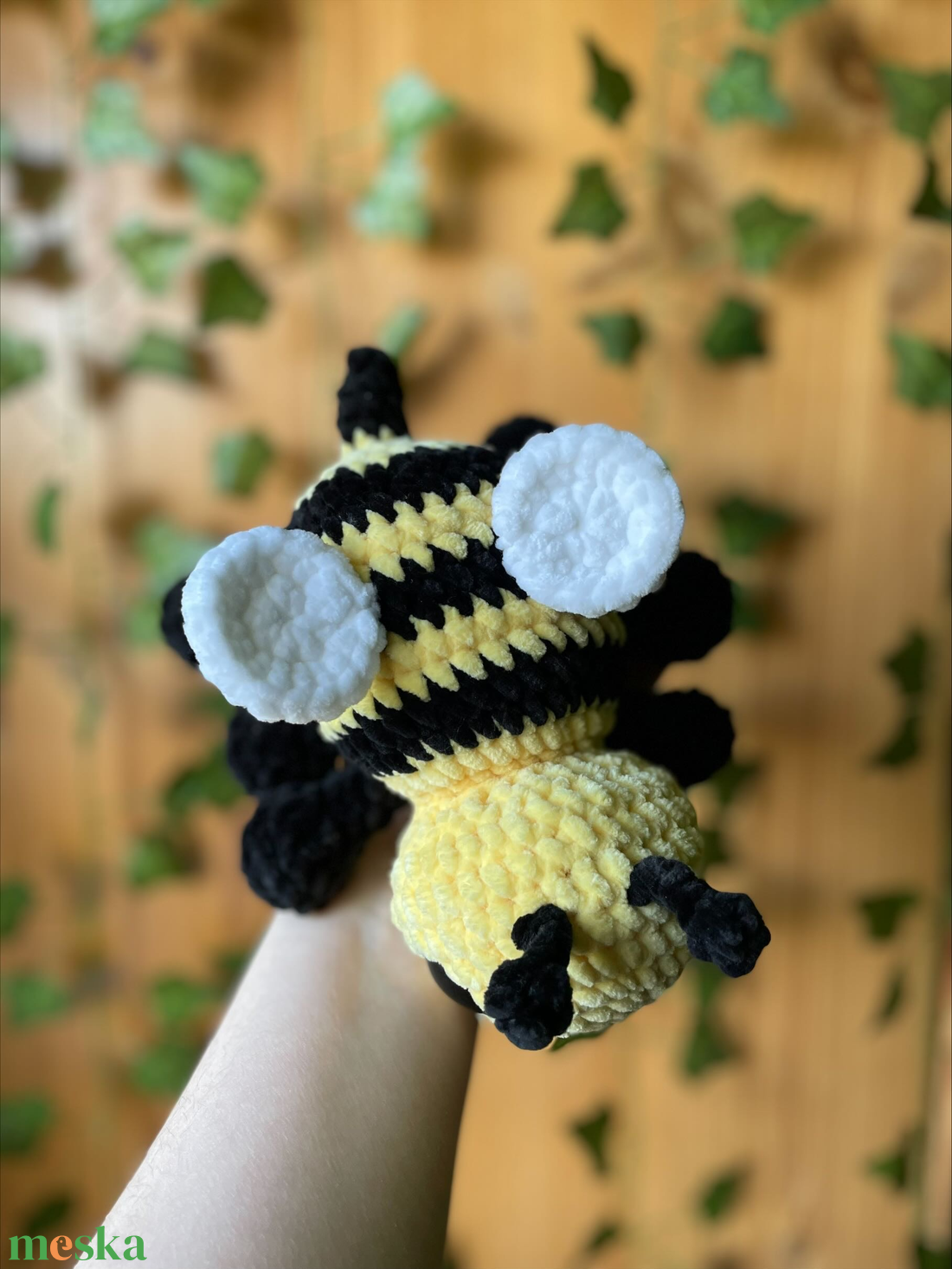 Horgolt plüss méhecske - játék & sport - plüssállat & játékfigura - más figura - Meska.hu