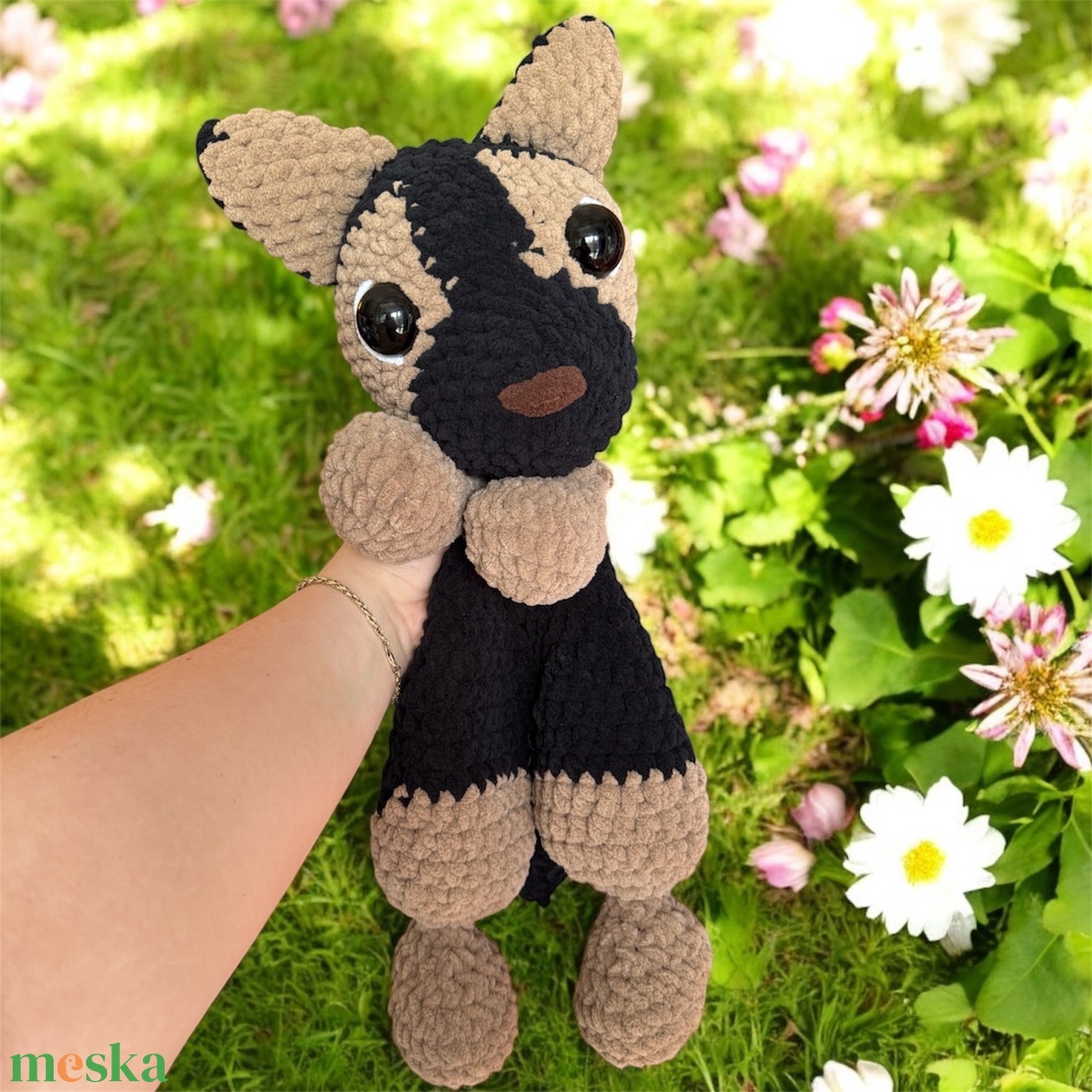 Horgolt németjuhász kutyus (amigurumi) - játék & sport - plüssállat & játékfigura - kutya - Meska.hu Horgolt németjuhász kutyus (amigurumi) - játék & sport - plüssállat & játékfigura - kutya - Meska.hu