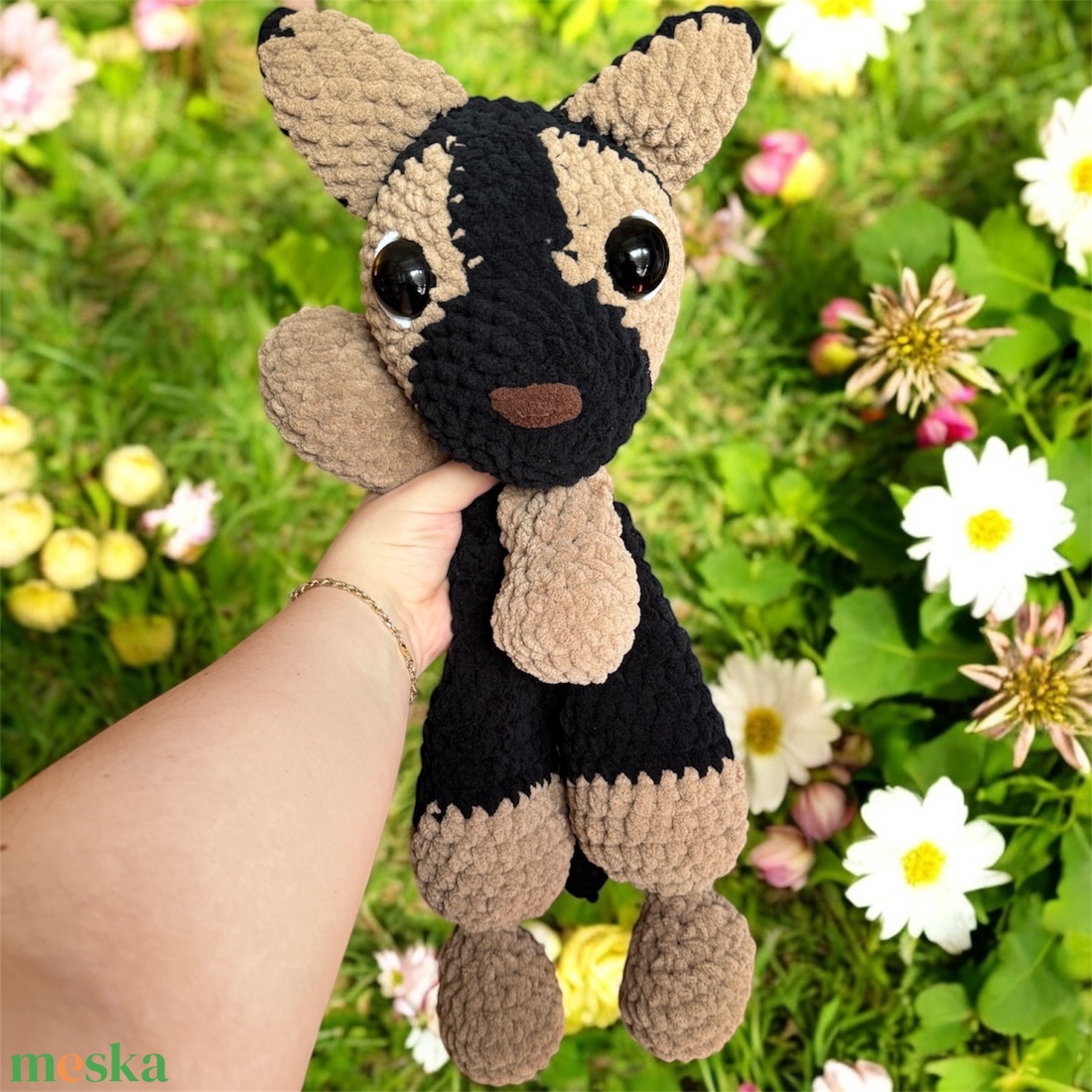 Horgolt németjuhász kutyus (amigurumi) - játék & sport - plüssállat & játékfigura - kutya - Meska.hu Horgolt németjuhász kutyus (amigurumi) - játék & sport - plüssállat & játékfigura - kutya - Meska.hu