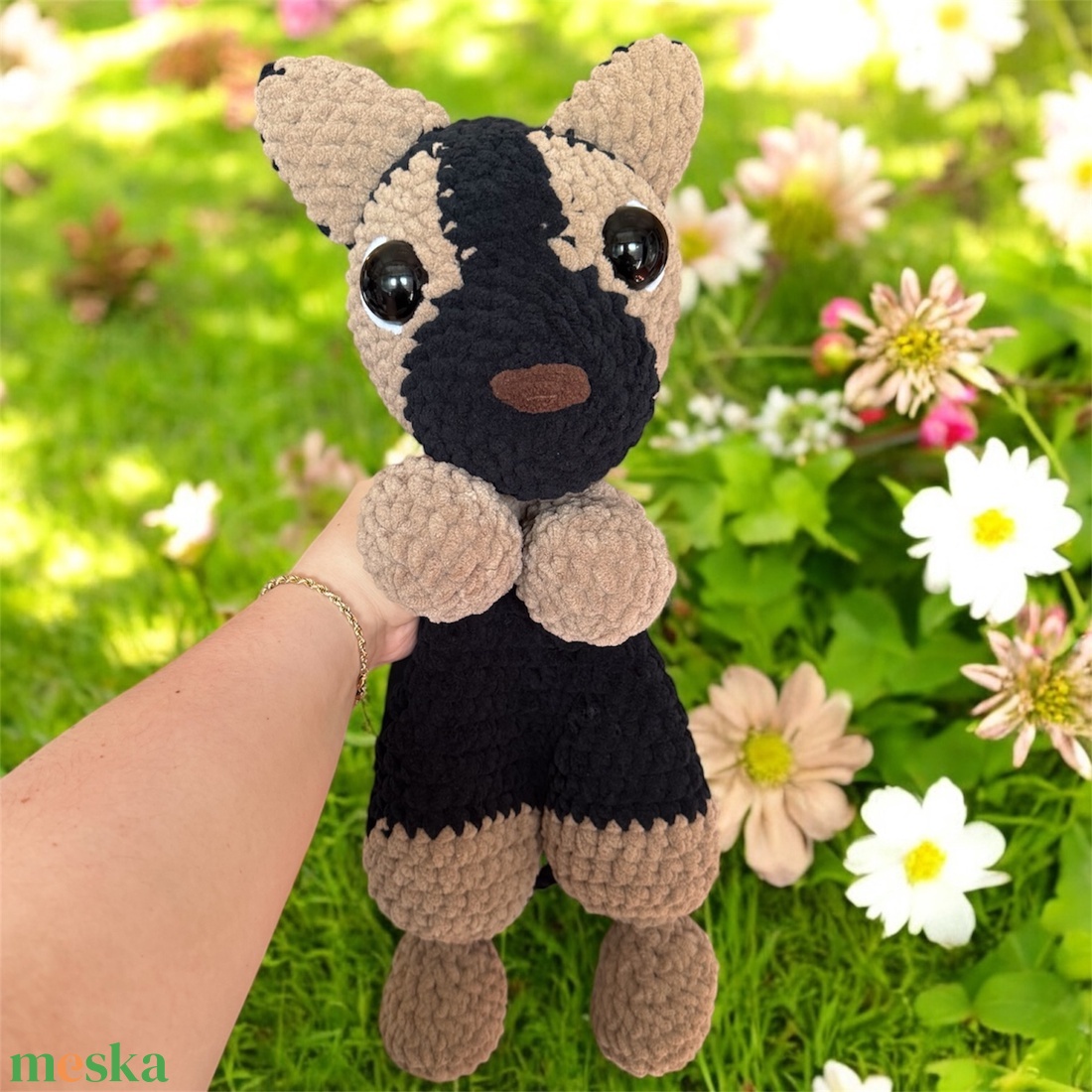 Horgolt németjuhász kutyus (amigurumi) - játék & sport - plüssállat & játékfigura - kutya - Meska.hu Horgolt németjuhász kutyus (amigurumi) - játék & sport - plüssállat & játékfigura - kutya - Meska.hu