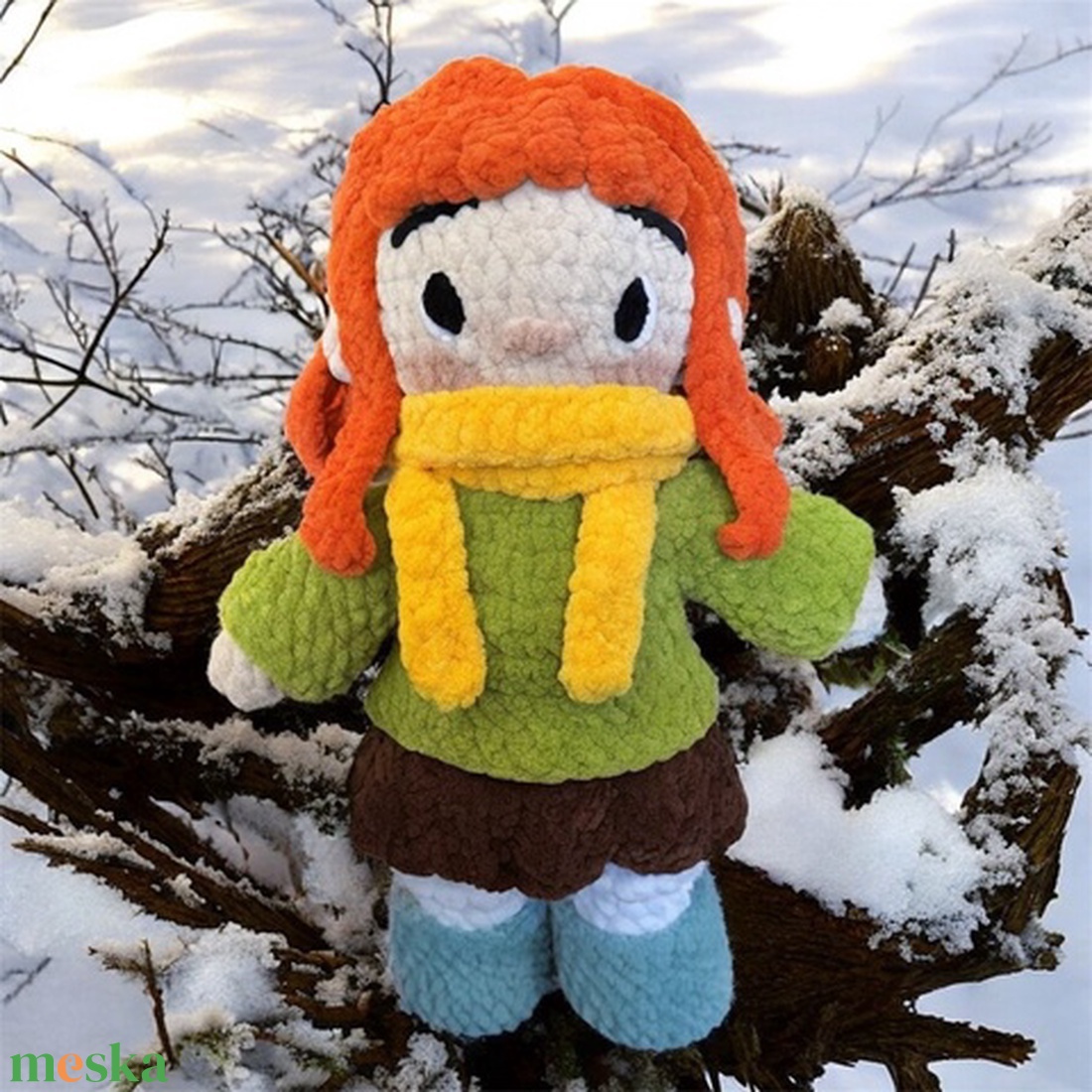 Horgolt téli ruhás kislány (amigurumi) - játék & sport - plüssállat & játékfigura - ember - Meska.hu Horgolt téli ruhás kislány (amigurumi) - játék & sport - plüssállat & játékfigura - ember - Meska.hu