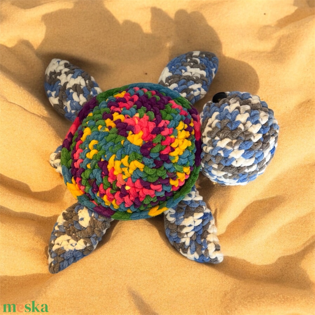 Horgolt színes tengeri teknős (amigurumi) - játék & sport - plüssállat & játékfigura - más figura - Meska.hu Horgolt színes tengeri teknős (amigurumi) - játék & sport - plüssállat & játékfigura - más figura - Meska.hu