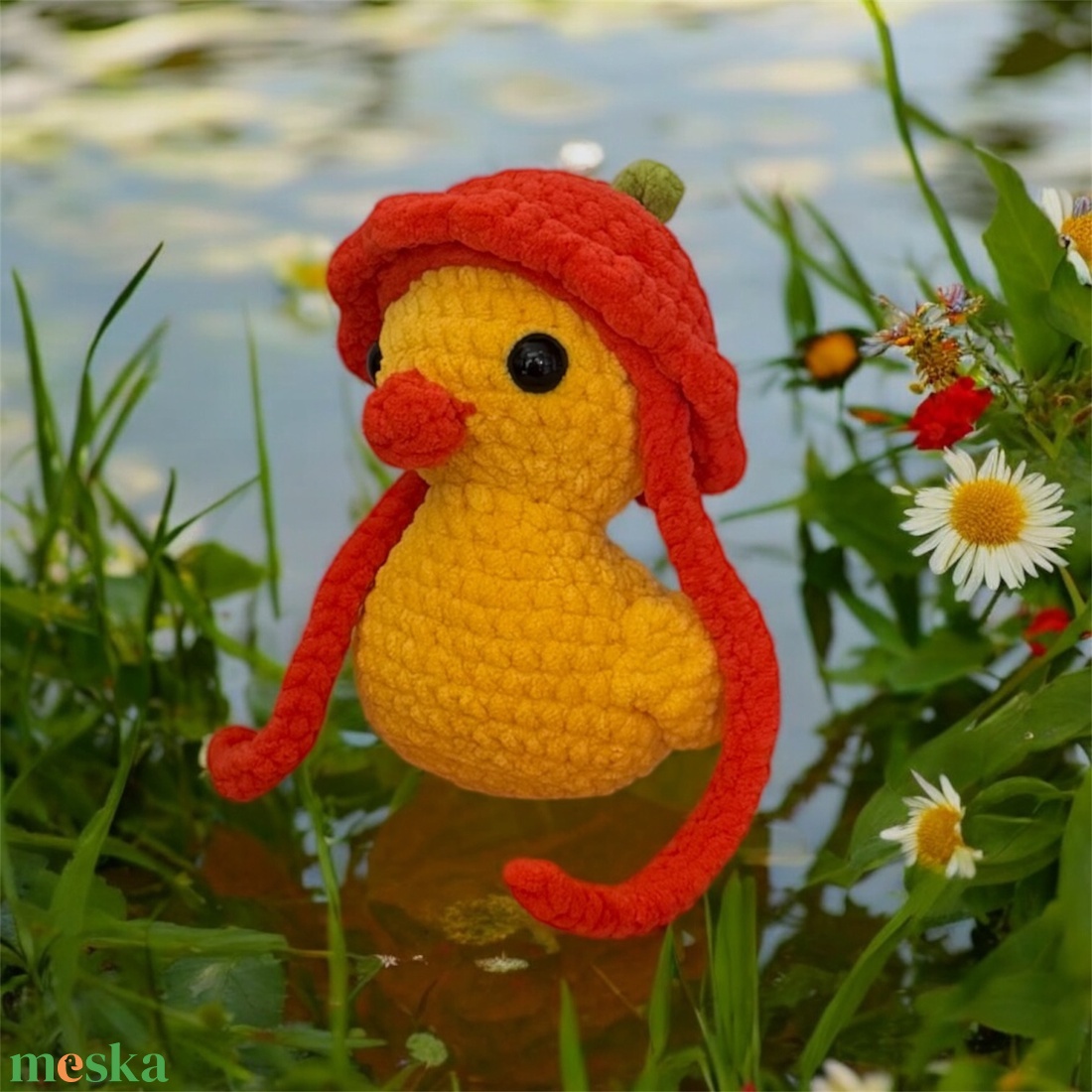 Horgolt narancs kalapos kacsa (amigurumi) - játék & sport - plüssállat & játékfigura - más figura - Meska.hu Horgolt narancs kalapos kacsa (amigurumi) - játék & sport - plüssállat & játékfigura - más figura - Meska.hu