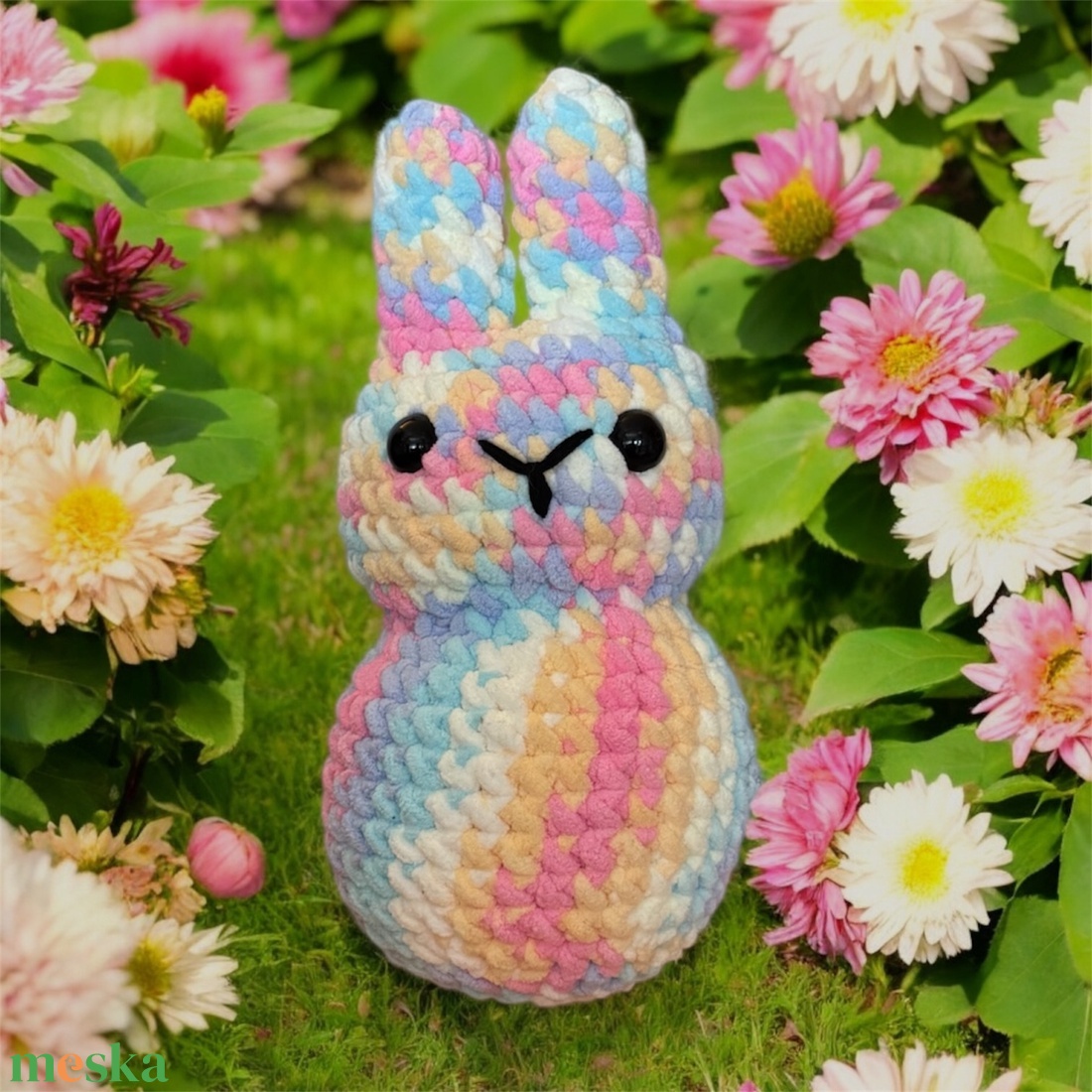 Horgolt Peep Nyuszi (amigurumi) - játék & sport - plüssállat & játékfigura - nyuszi - Meska.hu