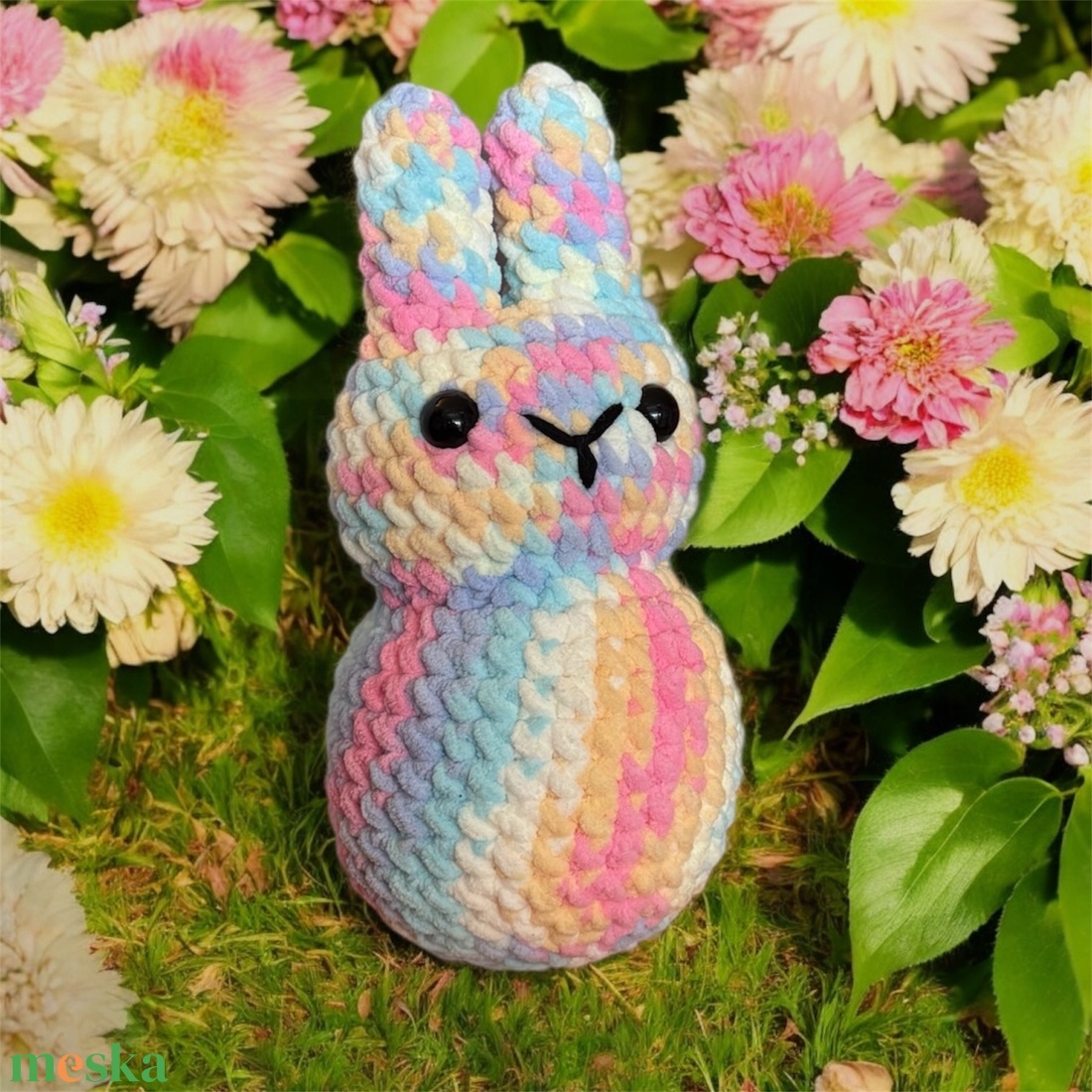 Horgolt Peep Nyuszi (amigurumi) - játék & sport - plüssállat & játékfigura - nyuszi - Meska.hu