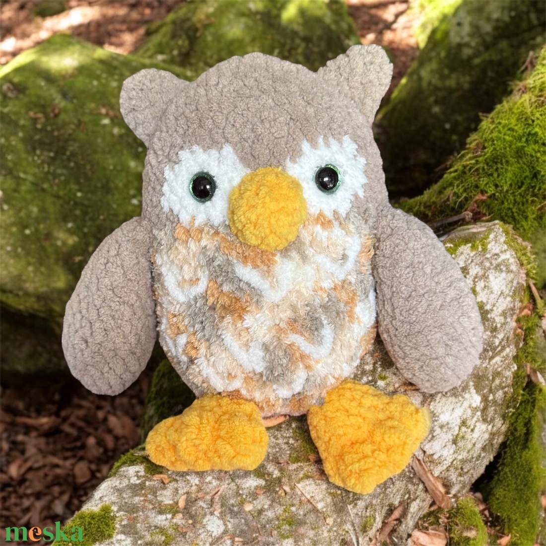 Horgolt bagoly (amigurumi) - játék & sport - plüssállat & játékfigura - bagoly - Meska.hu Horgolt bagoly (amigurumi) - játék & sport - plüssállat & játékfigura - bagoly - Meska.hu
