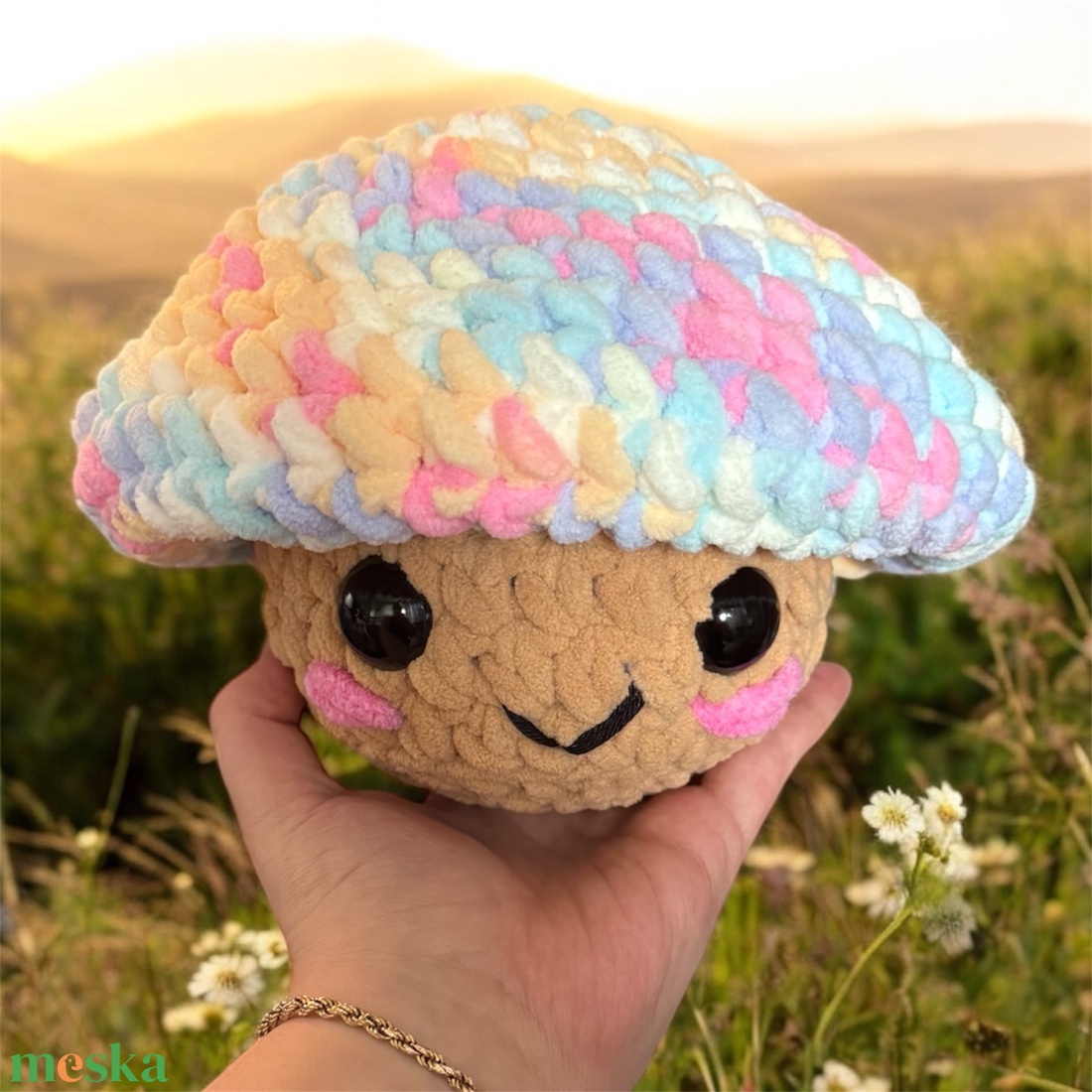 Horgolt óriás pop-it gomba (amigurumi) - játék & sport - plüssállat & játékfigura - más figura - Meska.hu Horgolt óriás pop-it gomba (amigurumi) - játék & sport - plüssállat & játékfigura - más figura - Meska.hu