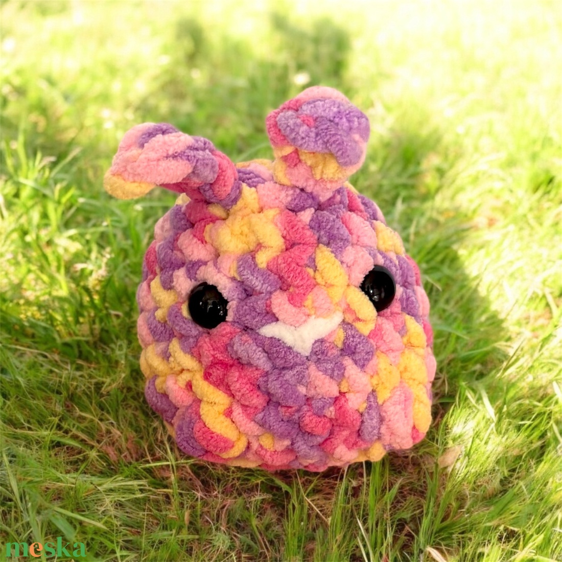 Horgolt mini nyuszi (amigurumi) - játék & sport - plüssállat & játékfigura - nyuszi - Meska.hu