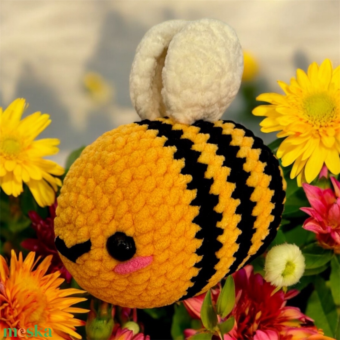 Horgolt méhecske (amigurumi) - játék & sport - plüssállat & játékfigura - más figura - Meska.hu Horgolt méhecske (amigurumi) - játék & sport - plüssállat & játékfigura - más figura - Meska.hu
