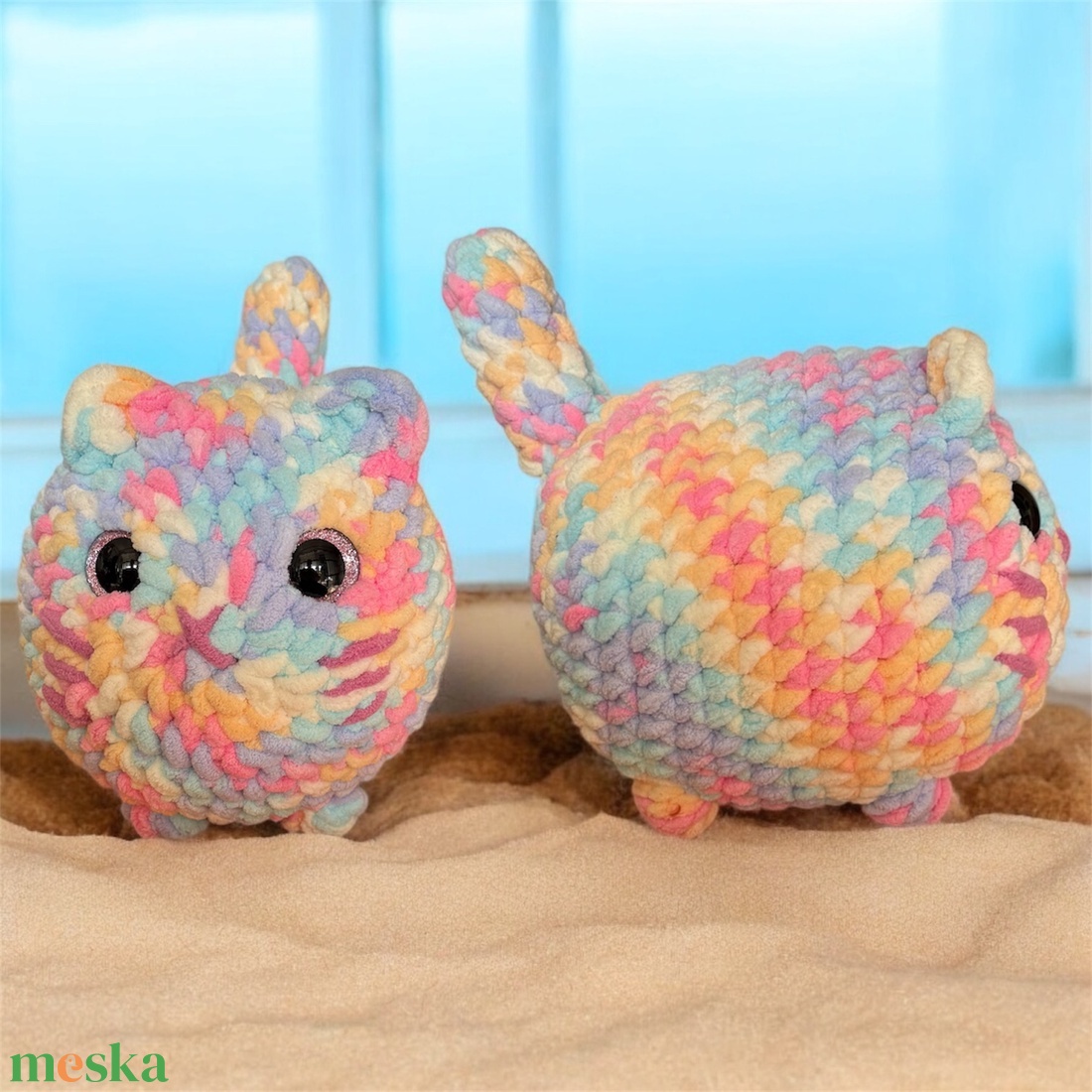 Horgolt óriás cica (amigurumi) - játék & sport - plüssállat & játékfigura - cica - Meska.hu Horgolt óriás cica (amigurumi) - játék & sport - plüssállat & játékfigura - cica - Meska.hu