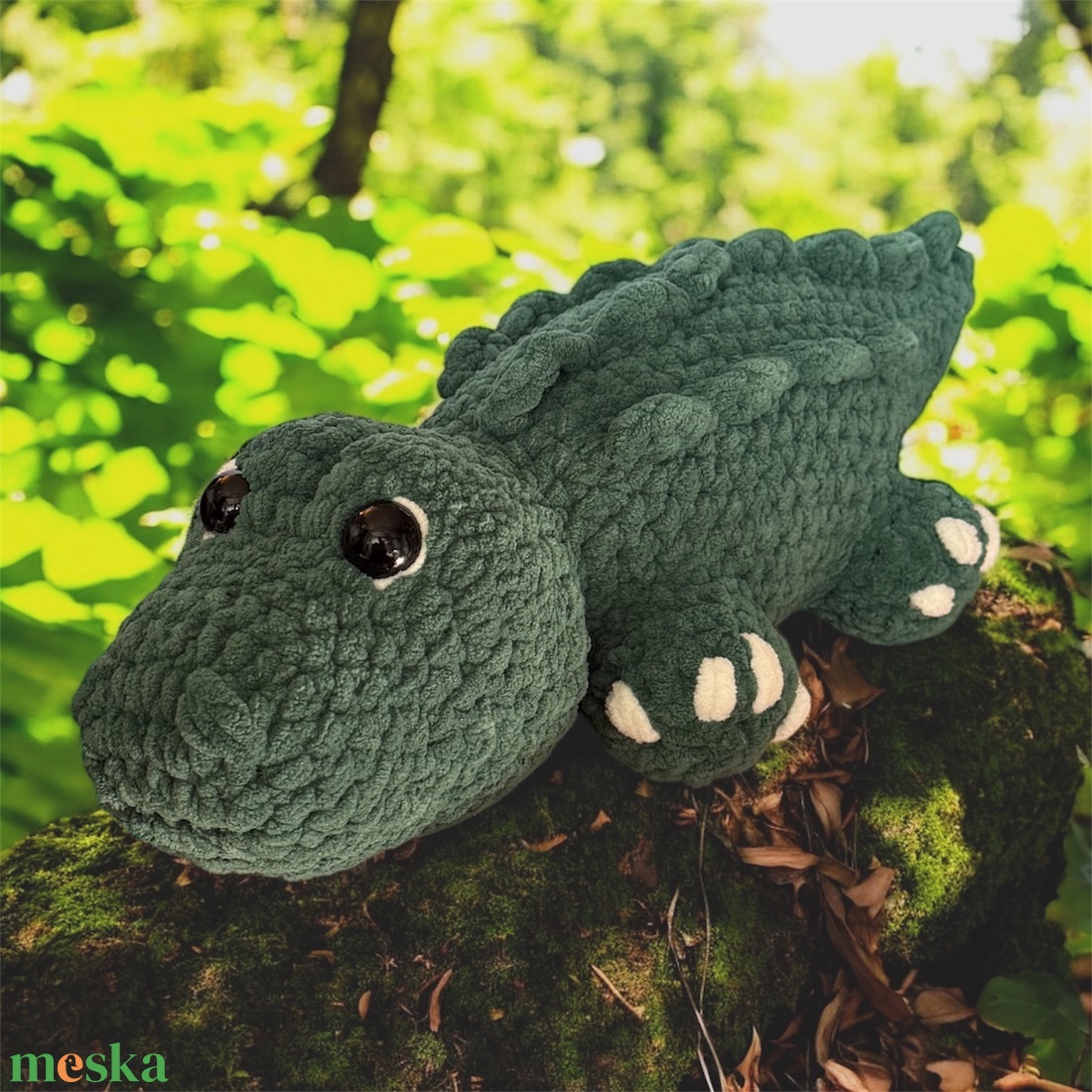 Horgolt alligátor (amigurumi) - játék & sport - plüssállat & játékfigura - más figura - Meska.hu Horgolt alligátor (amigurumi) - játék & sport - plüssállat & játékfigura - más figura - Meska.hu