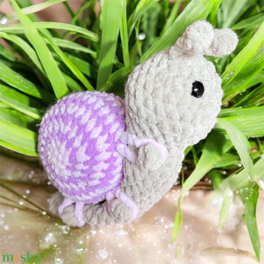 Horgolt csiga levehető házzal (amigurumi) - játék & sport - plüssállat & játékfigura - csiga - Meska.hu Horgolt csiga levehető házzal (amigurumi) - játék & sport - plüssállat & játékfigura - csiga - Meska.hu