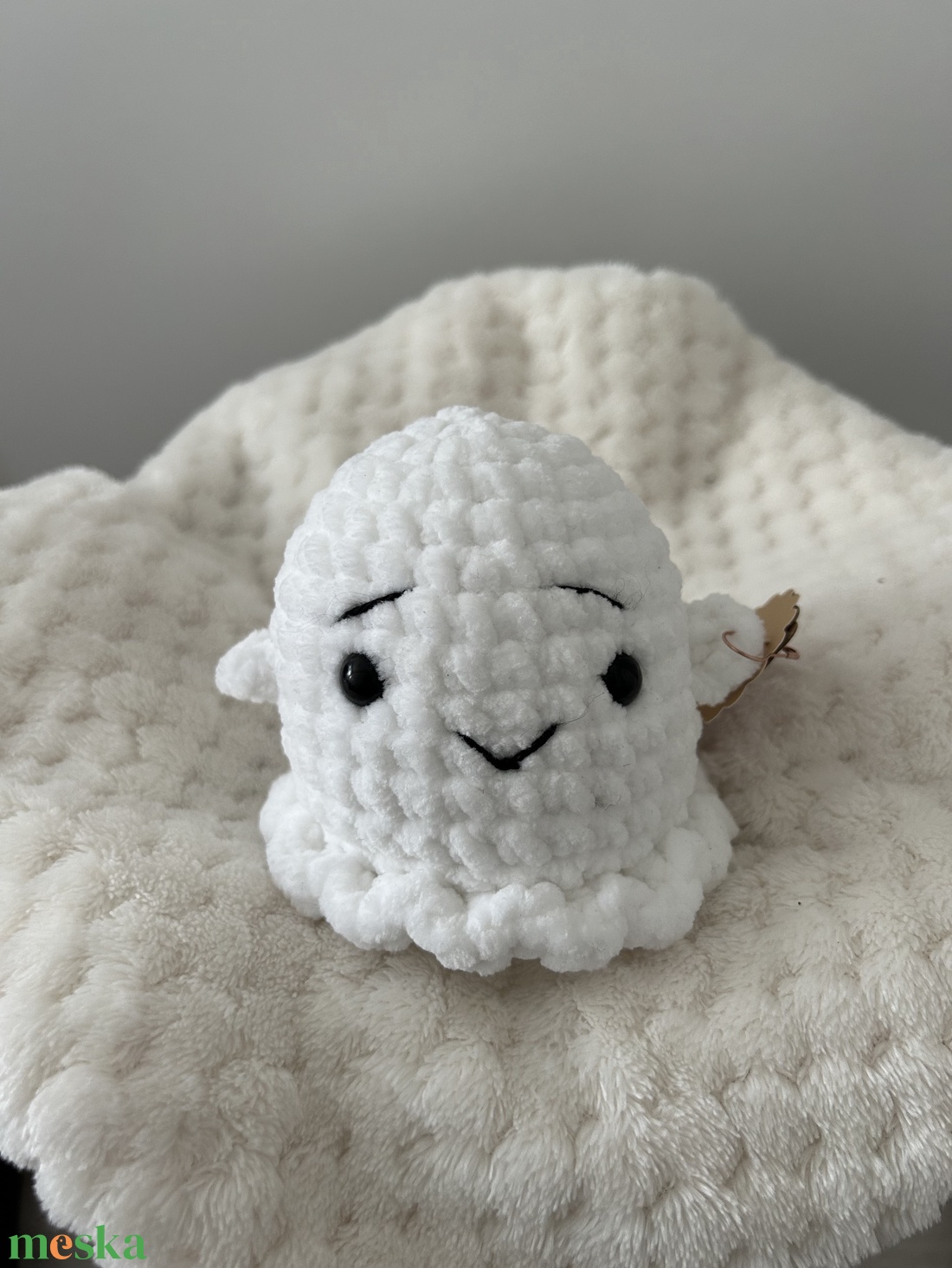 Horgolt szellem - játék & sport - plüssállat & játékfigura - más figura - Meska.hu