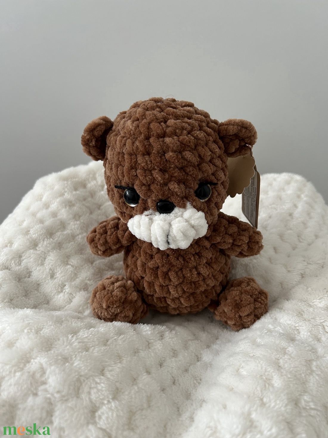Horgolt kismaci (barna) - játék & sport - plüssállat & játékfigura - maci - Meska.hu