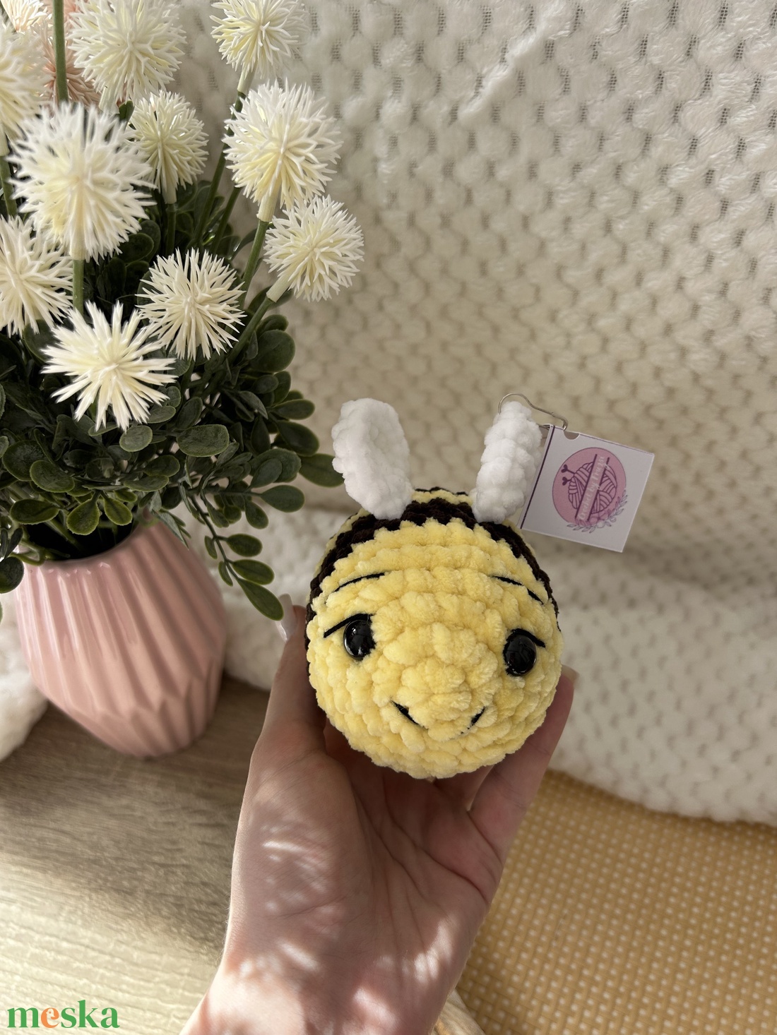 Horgolt méhecske - játék & sport - plüssállat & játékfigura - más figura - Meska.hu