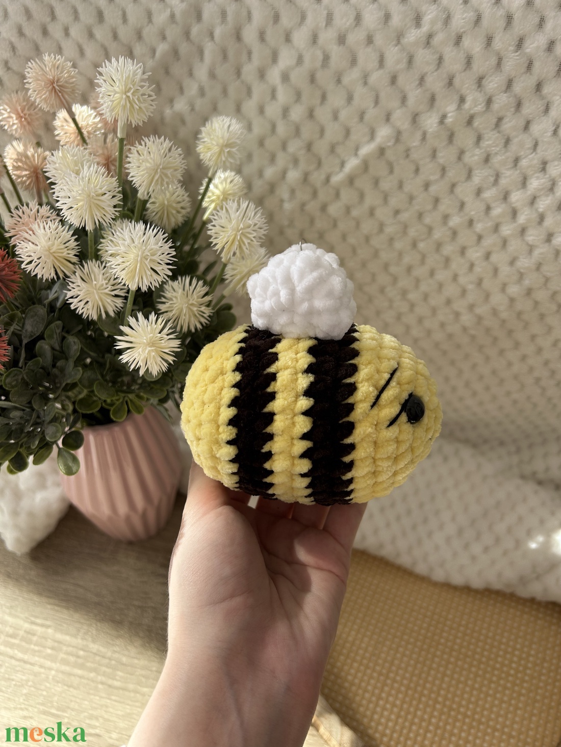 Horgolt méhecske - játék & sport - plüssállat & játékfigura - más figura - Meska.hu