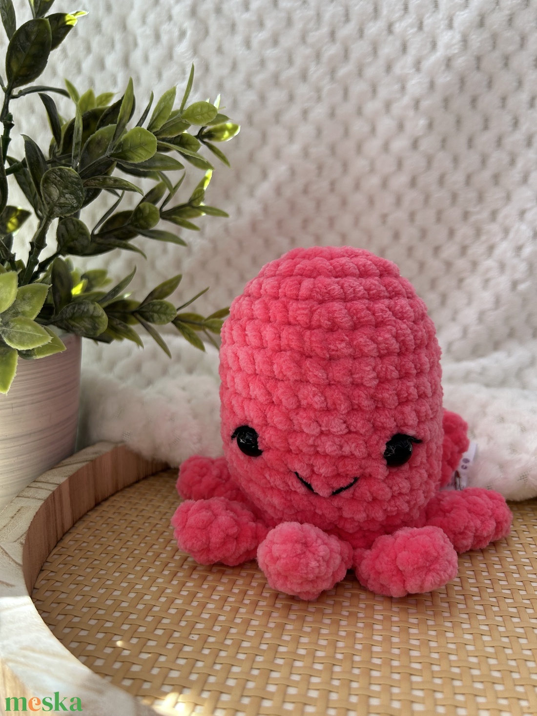 Horgolt polip - játék & sport - plüssállat & játékfigura - polip, medúza - Meska.hu