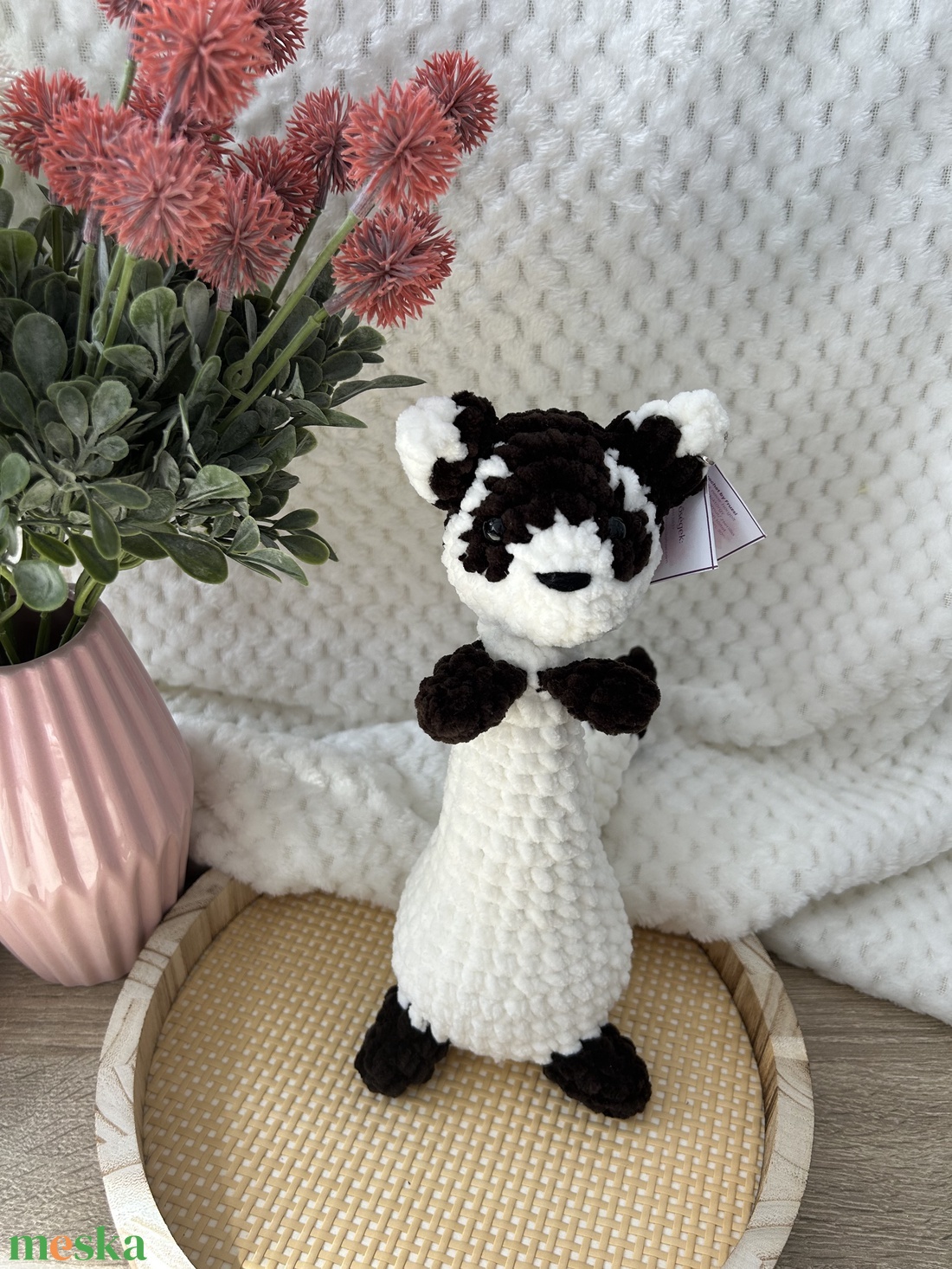 Horgolt görény - játék & sport - plüssállat & játékfigura - más figura - Meska.hu