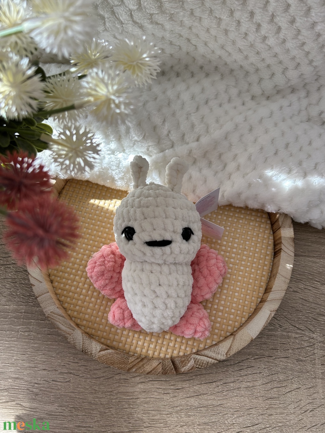 Horgolt pillangó ( barack) - játék & sport - plüssállat & játékfigura - pillangó - Meska.hu