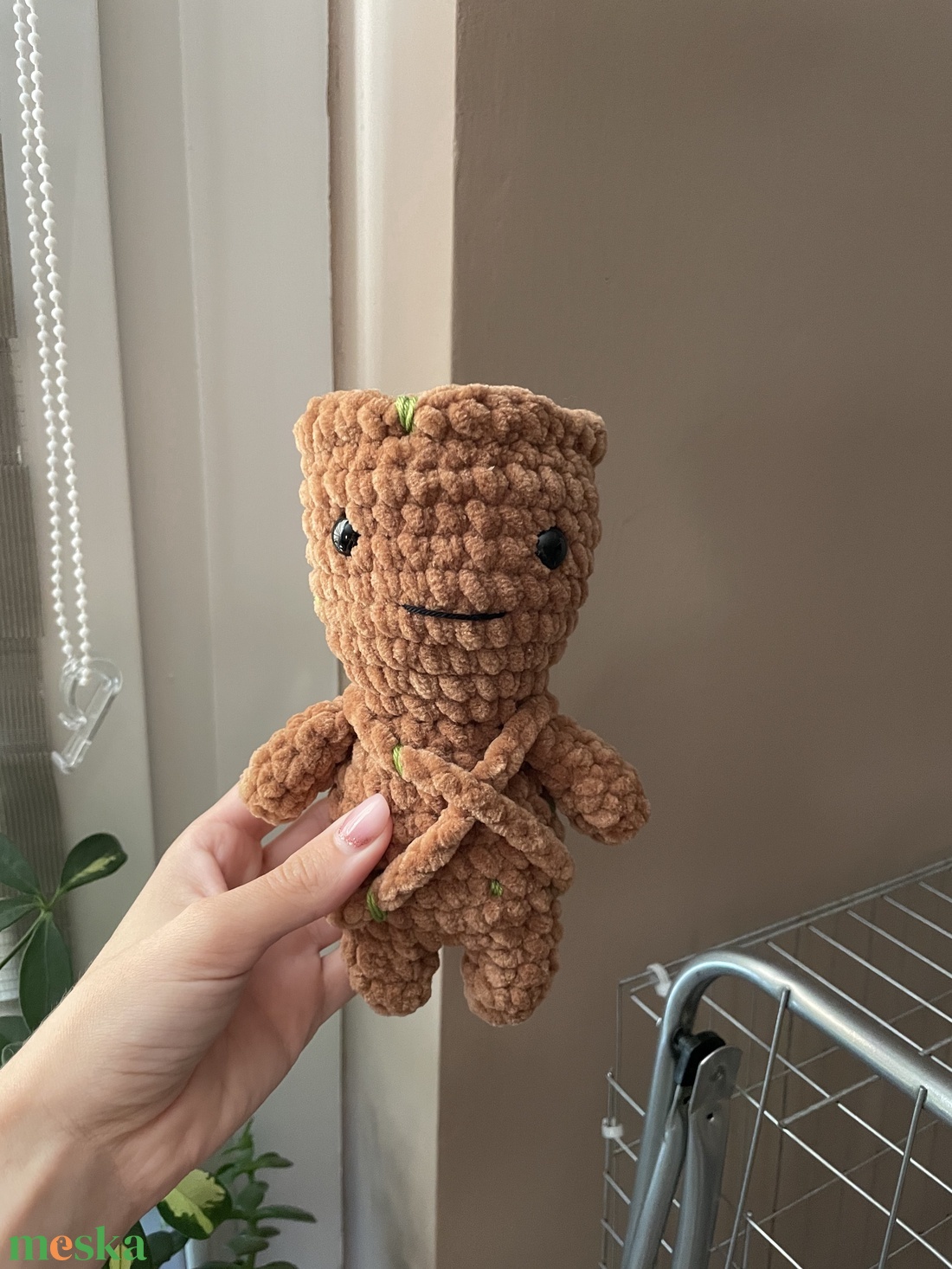 Horgolt plüss Groot - játék & sport - plüssállat & játékfigura - plüss mesefigurák - Meska.hu