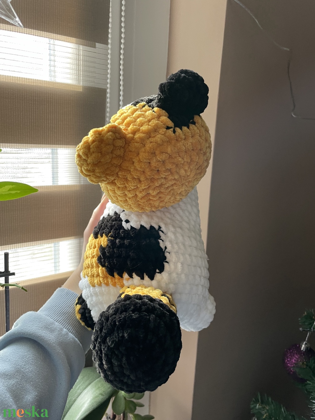 Horgolt plüss kalikó cica - játék & sport - plüssállat & játékfigura - cica - Meska.hu