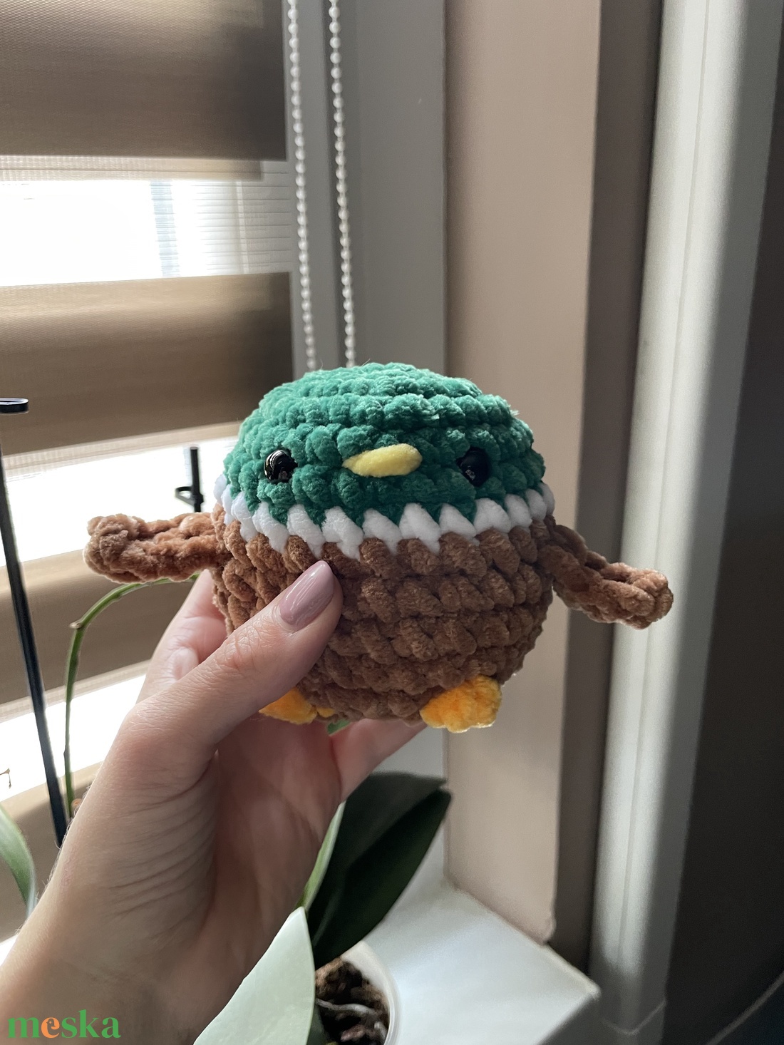 Horgolt plüss mini vadkacsa - játék & sport - plüssállat & játékfigura - más figura - Meska.hu