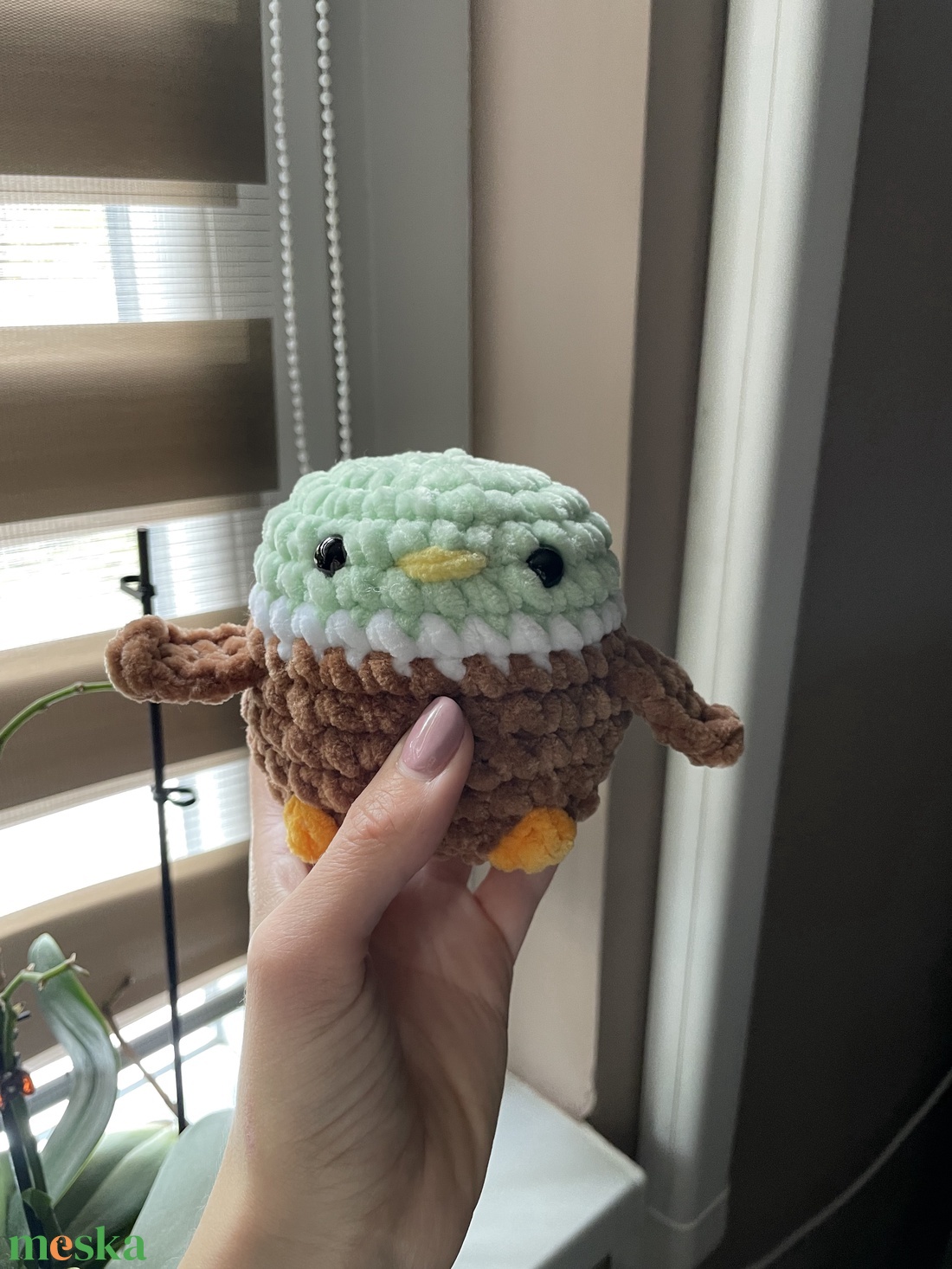 Horgolt plüss mini vadkacsa - játék & sport - plüssállat & játékfigura - más figura - Meska.hu