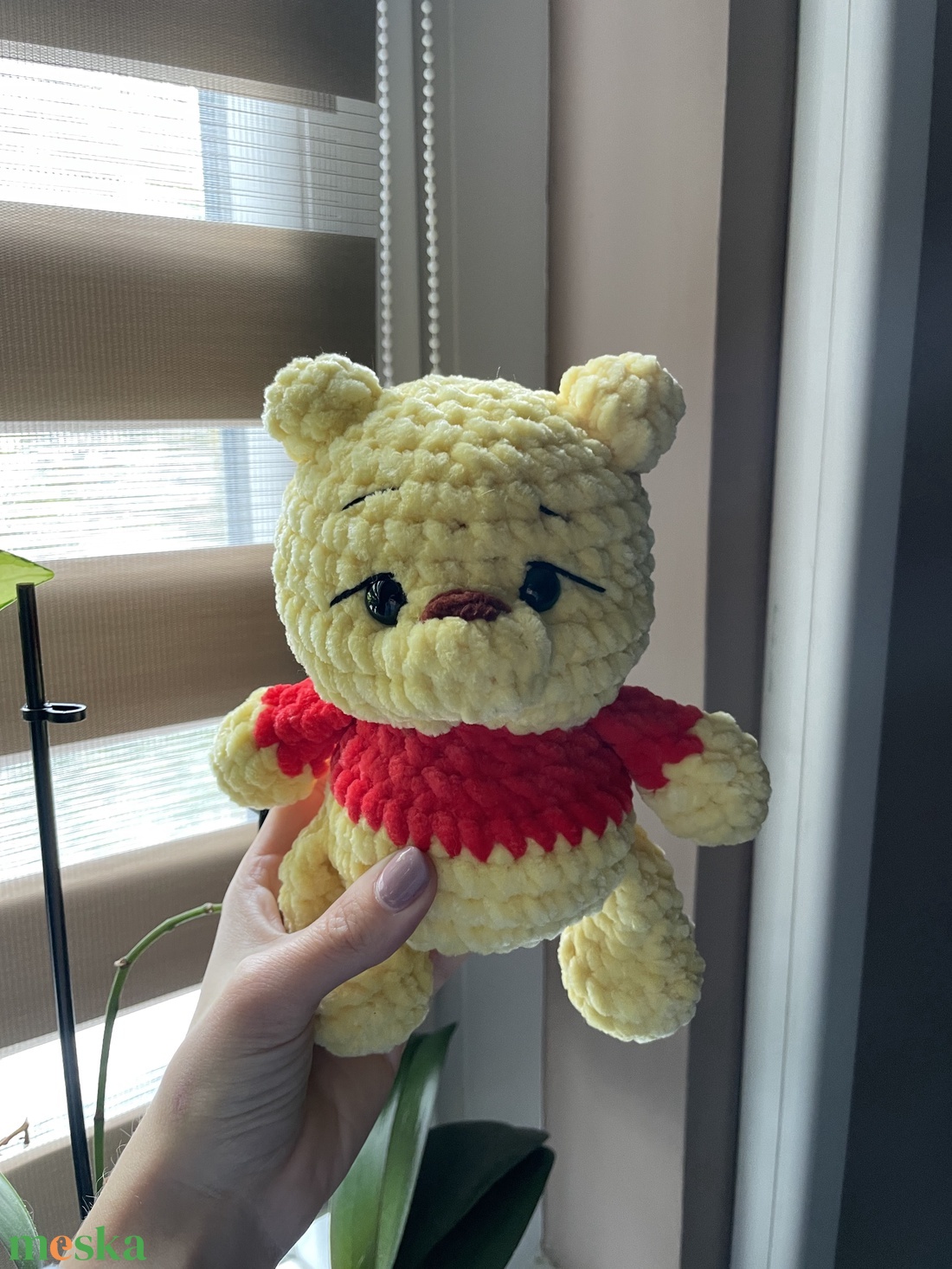 Horgolt plüss Micimackó - játék & sport - plüssállat & játékfigura - plüss mesefigurák - Meska.hu