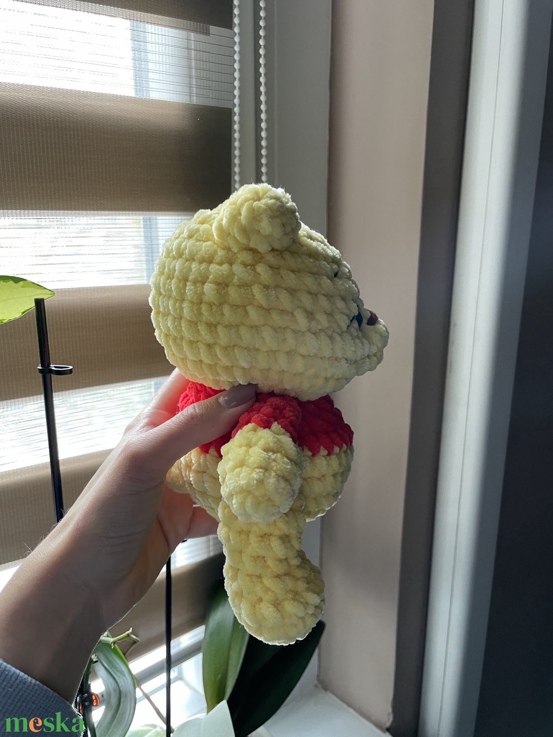 Horgolt plüss Micimackó - játék & sport - plüssállat & játékfigura - plüss mesefigurák - Meska.hu