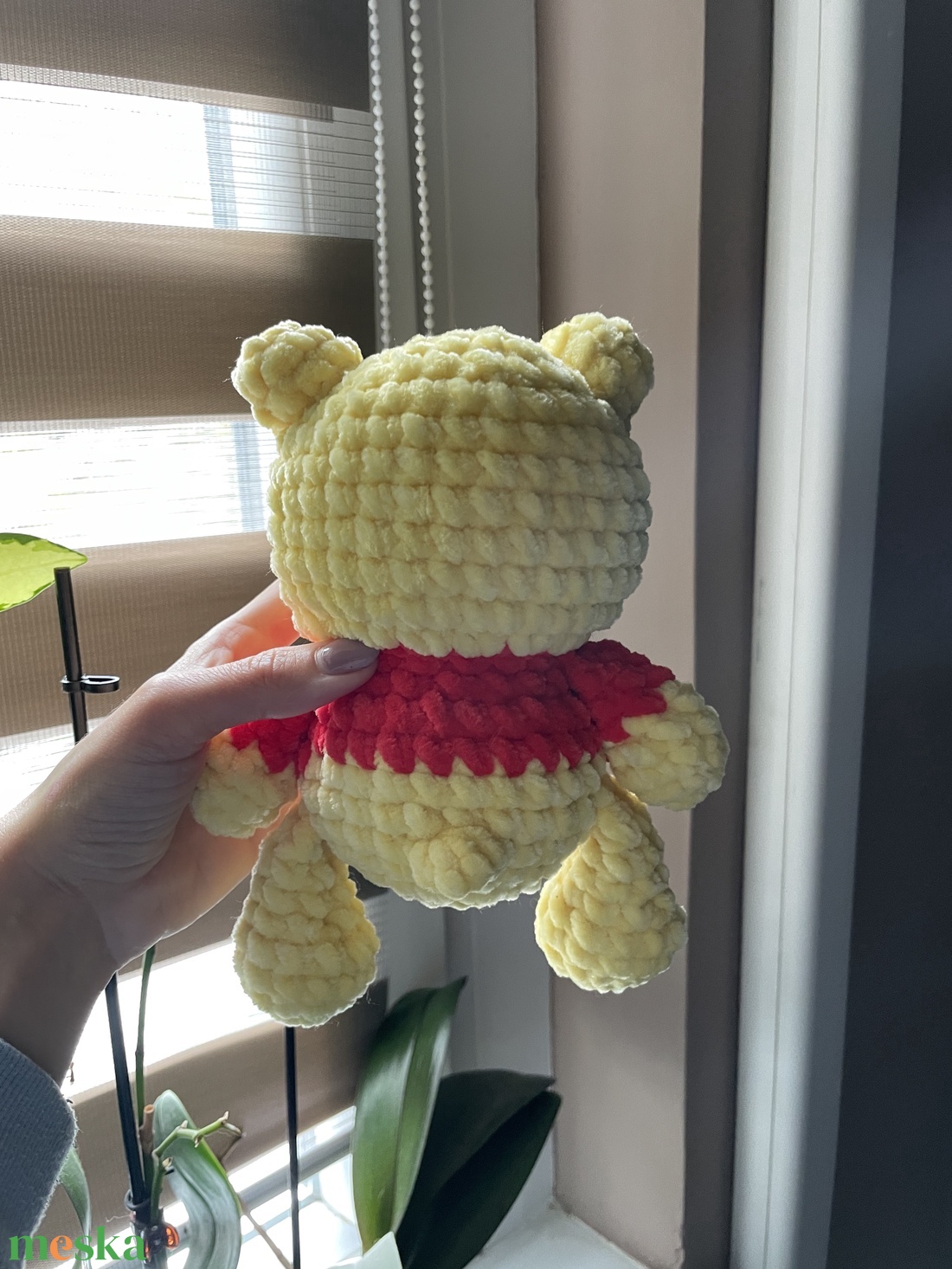 Horgolt plüss Micimackó - játék & sport - plüssállat & játékfigura - plüss mesefigurák - Meska.hu