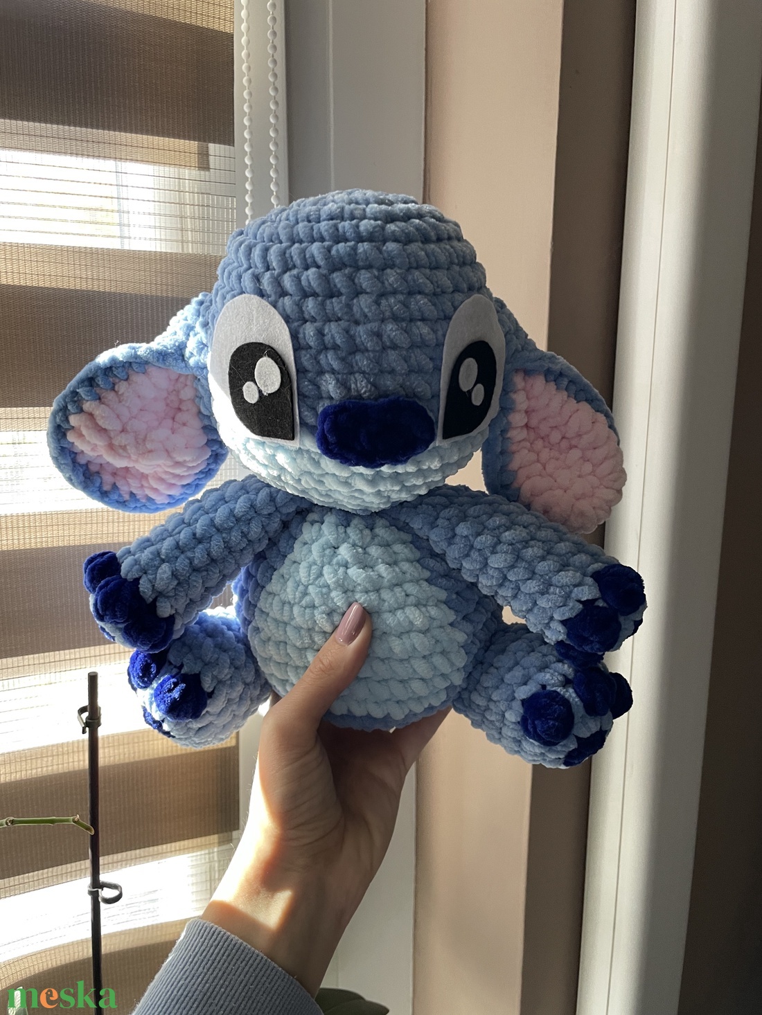 Horgolt plüss Stitch - játék & sport - plüssállat & játékfigura - más figura - Meska.hu