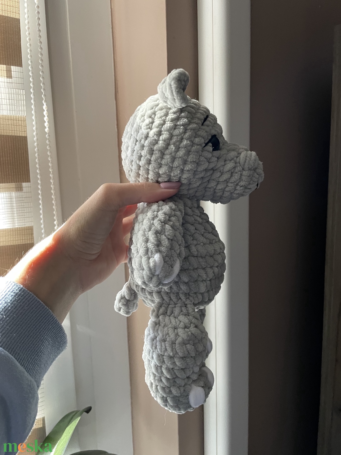 Horgolt plüss víziló - játék & sport - plüssállat & játékfigura - más figura - Meska.hu