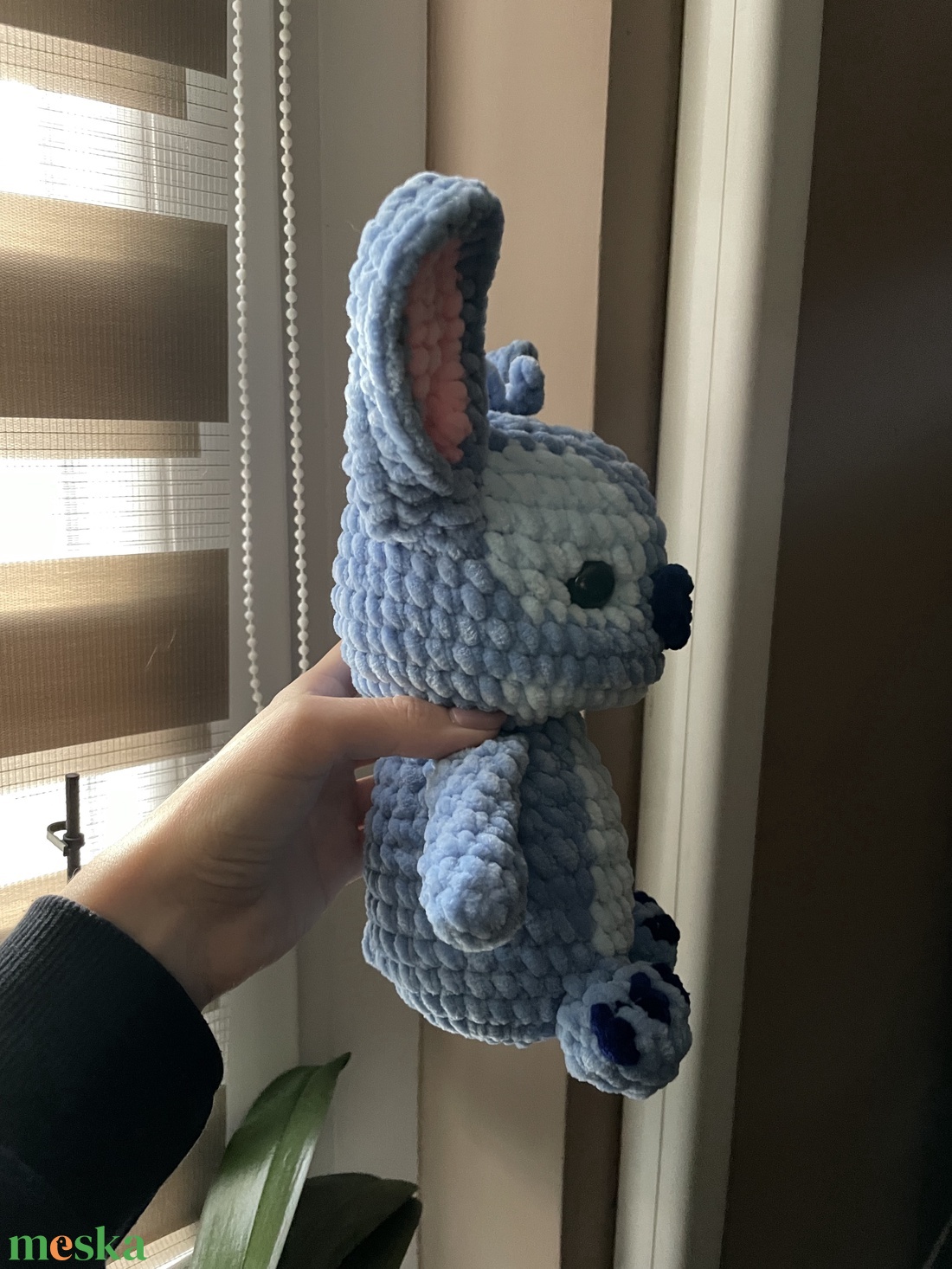 Horgolt plüss Stitch - játék & sport - plüssállat & játékfigura - plüss mesefigurák - Meska.hu