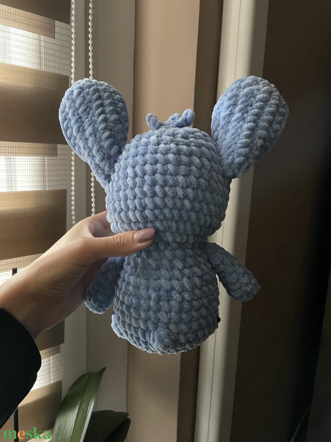 Horgolt plüss Stitch - játék & sport - plüssállat & játékfigura - plüss mesefigurák - Meska.hu