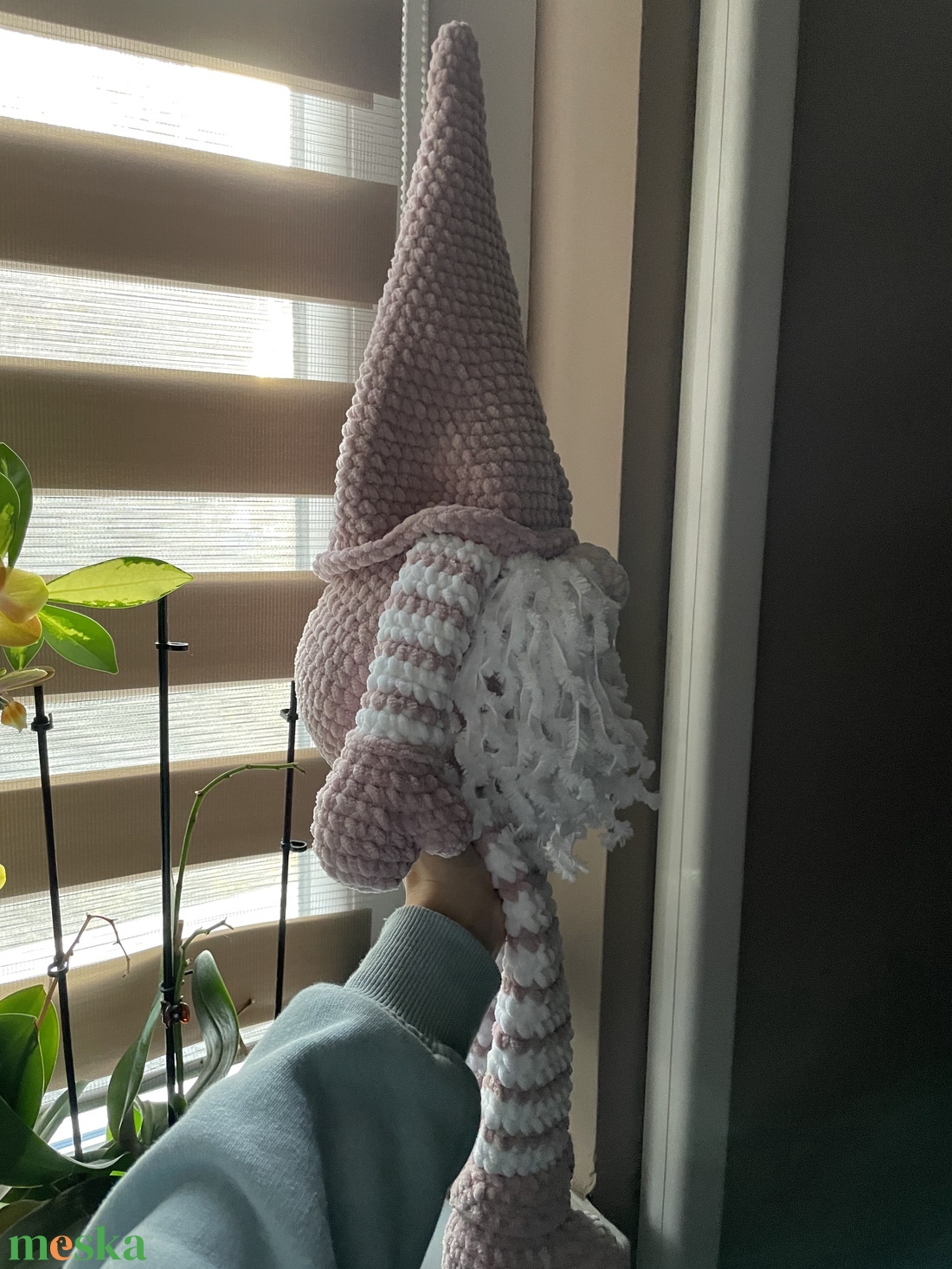 Horgolt plüss karácsonyi manó dísz - játék & sport - plüssállat & játékfigura - más figura - Meska.hu