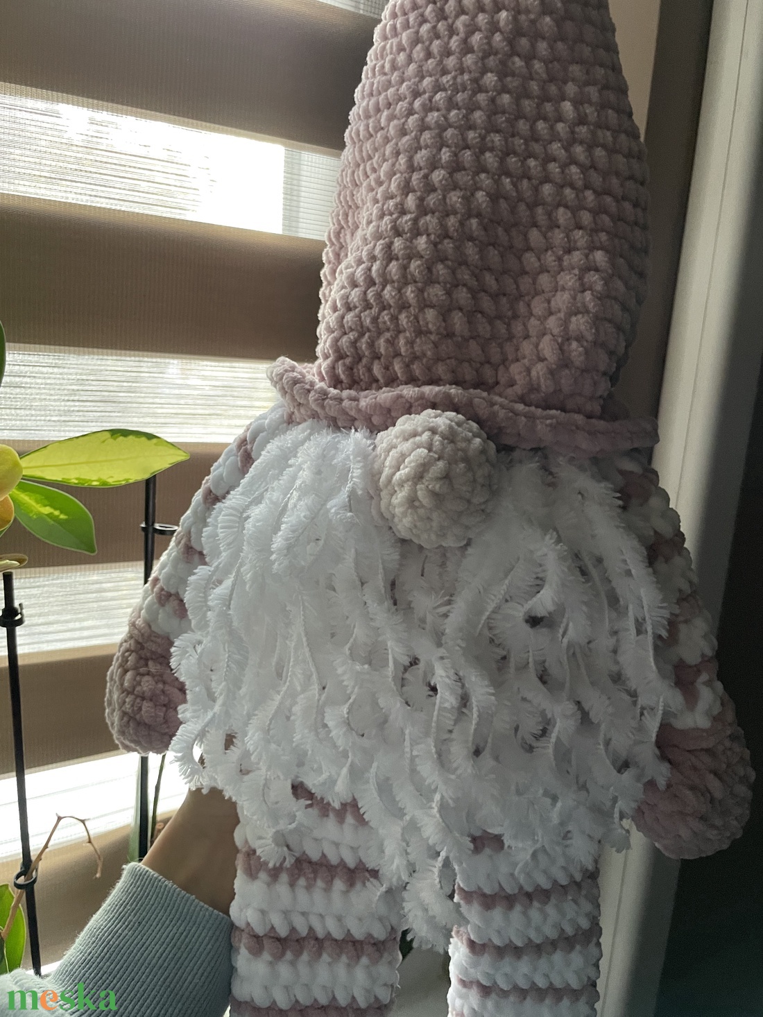 Horgolt plüss karácsonyi manó dísz - játék & sport - plüssállat & játékfigura - más figura - Meska.hu