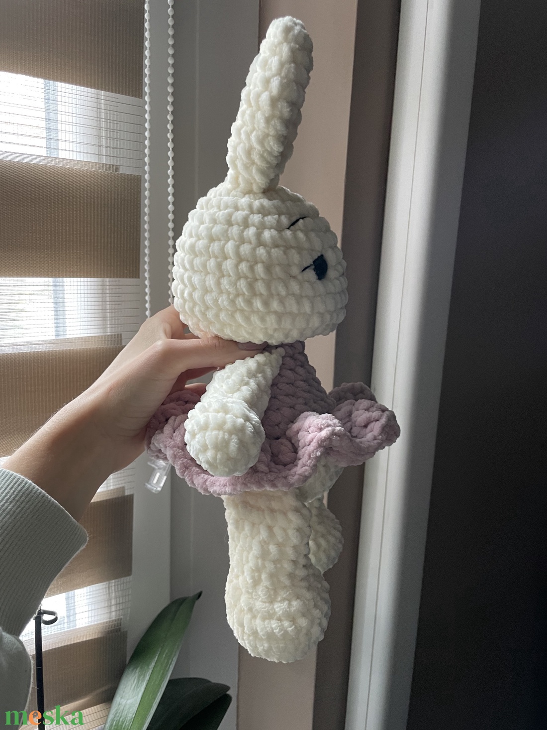 Horgolt plüss balerina nyuszi - játék & sport - plüssállat & játékfigura - nyuszi - Meska.hu