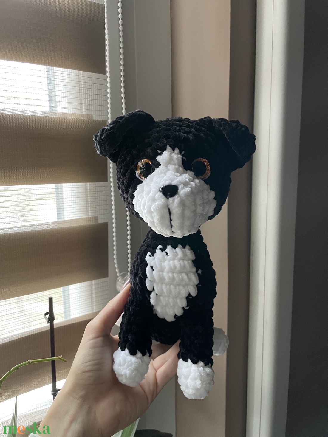 Horgolt plüss kutya - játék & sport - plüssállat & játékfigura - kutya - Meska.hu