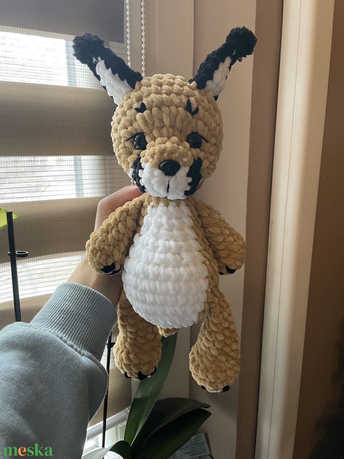 Horgolt plüss Karakal sivatagi hiúz - játék & sport - plüssállat & játékfigura - más figura - Meska.hu