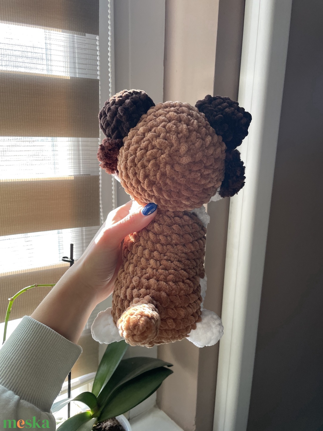 Horgolt plüss border collie kutya - játék & sport - plüssállat & játékfigura - kutya - Meska.hu