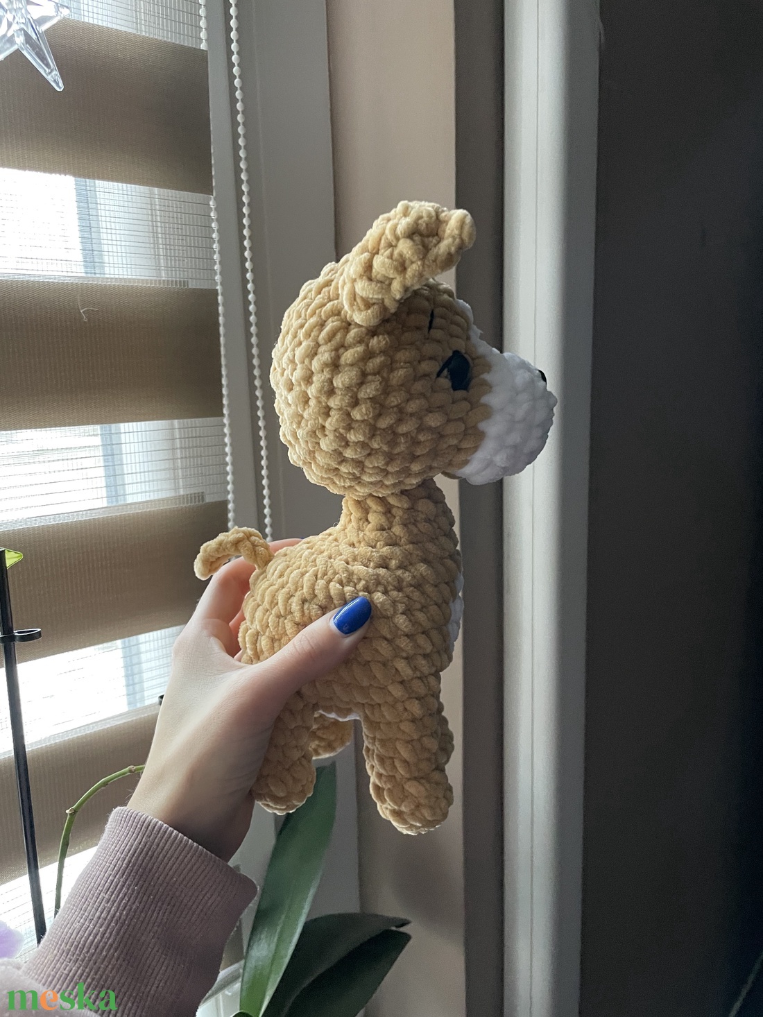 Horgolt plüss staffordshire bullterrier kutya - játék & sport - plüssállat & játékfigura - kutya - Meska.hu