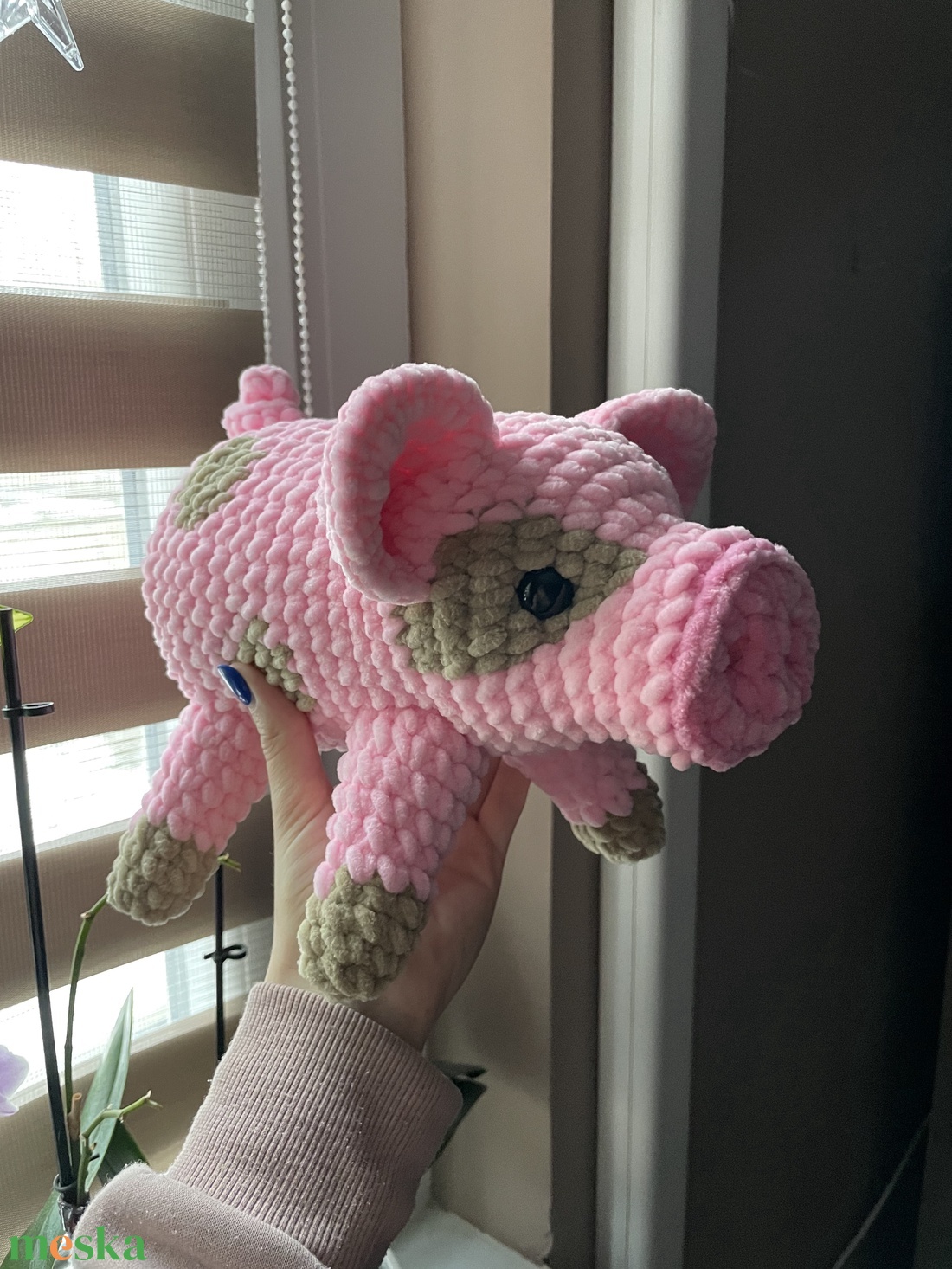 Horgolt plüss malac - játék & sport - plüssállat & játékfigura - malac - Meska.hu