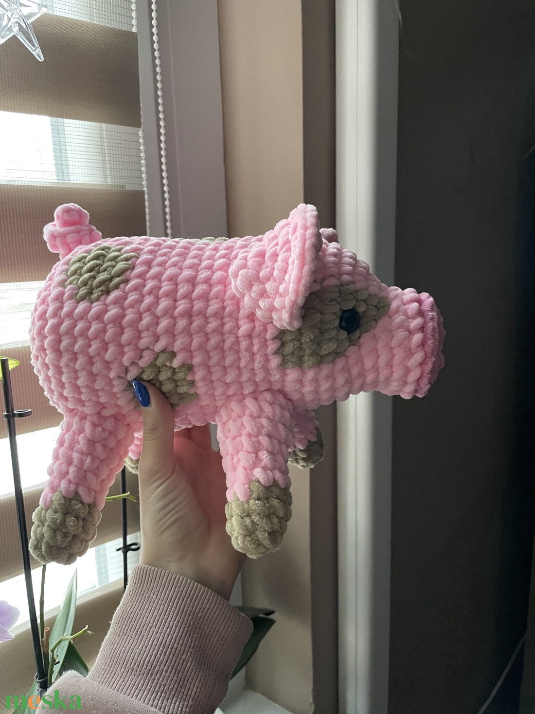 Horgolt plüss malac - játék & sport - plüssállat & játékfigura - malac - Meska.hu