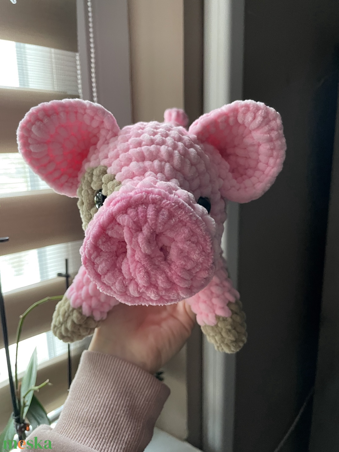 Horgolt plüss malac - játék & sport - plüssállat & játékfigura - malac - Meska.hu