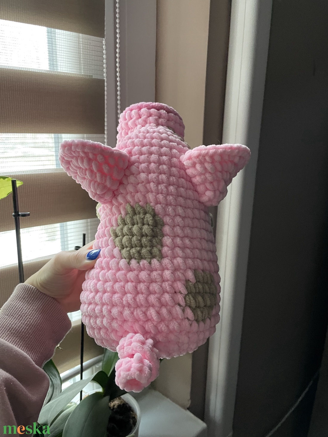 Horgolt plüss malac - játék & sport - plüssállat & játékfigura - malac - Meska.hu