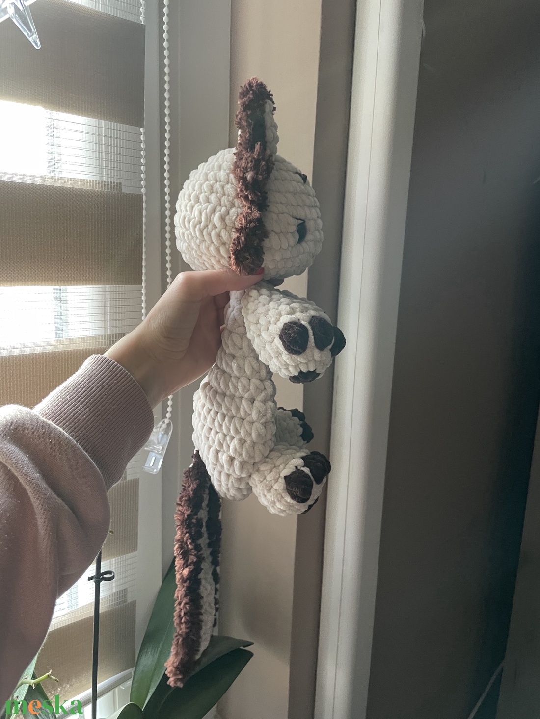 Horgolt plüss cicaxolotl szundipajtás - játék & sport - plüssállat & játékfigura - cica - Meska.hu