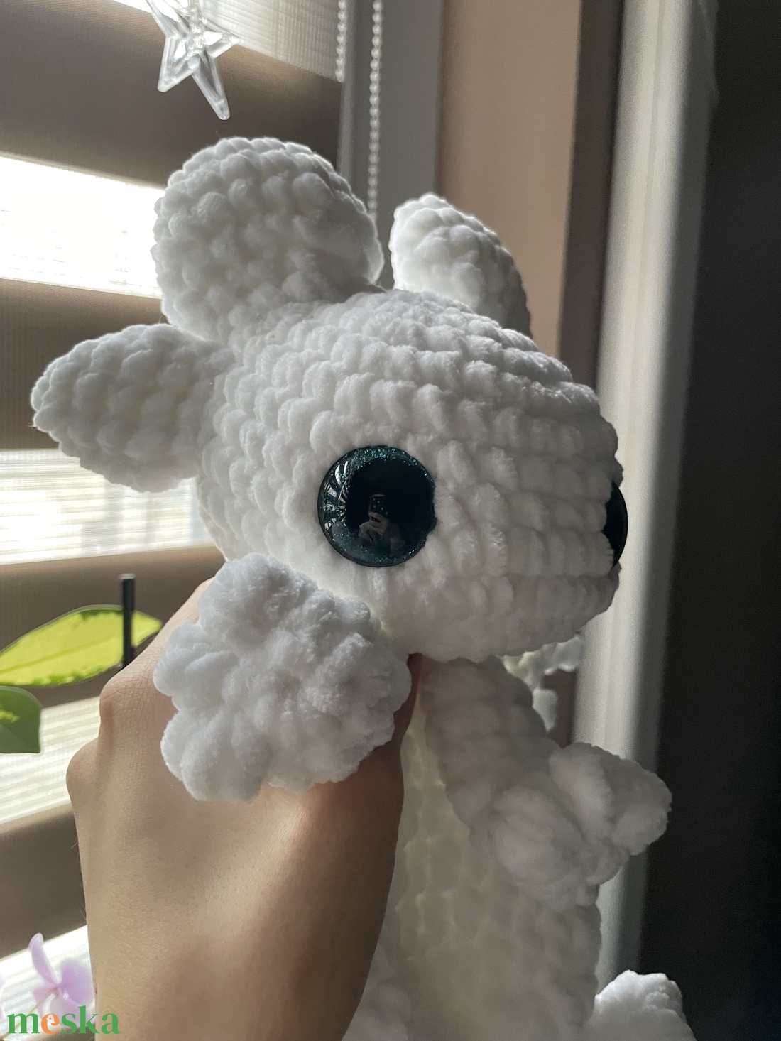 Horgolt plüss Fenyfúria sárkány szundipajtás - játék & sport - plüssállat & játékfigura - más figura - Meska.hu