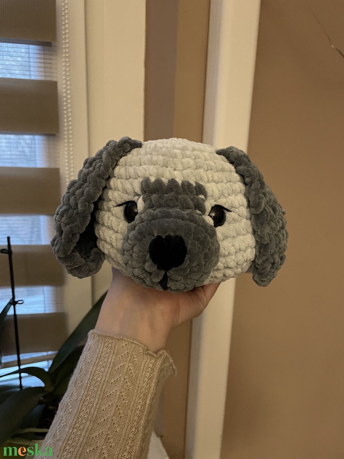 Horgolt plüss kutya - játék & sport - plüssállat & játékfigura - kutya - Meska.hu